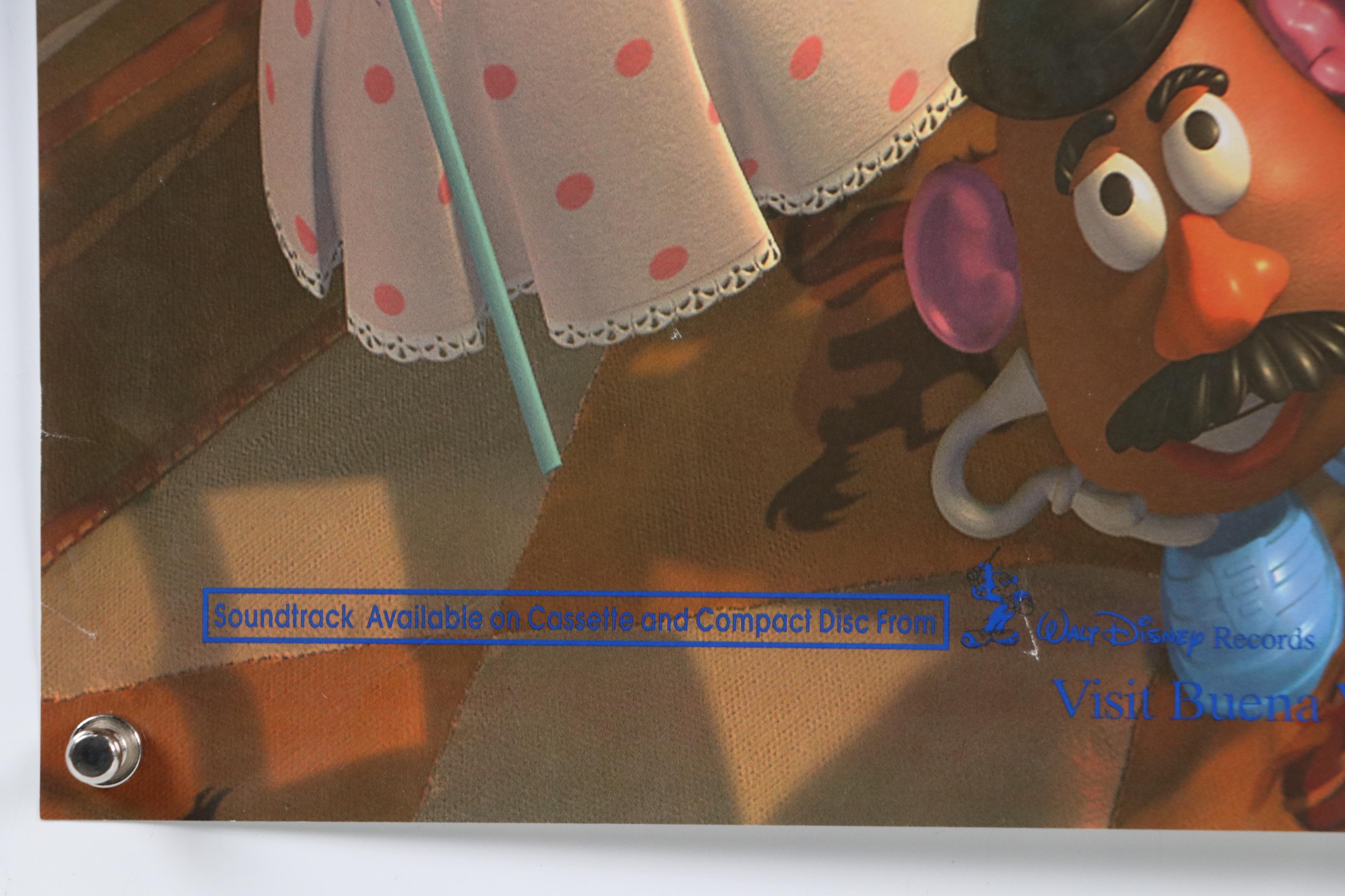 Disney Offset Lithograph Movie Posters "Alice in Wonderland" and "Toy Story"