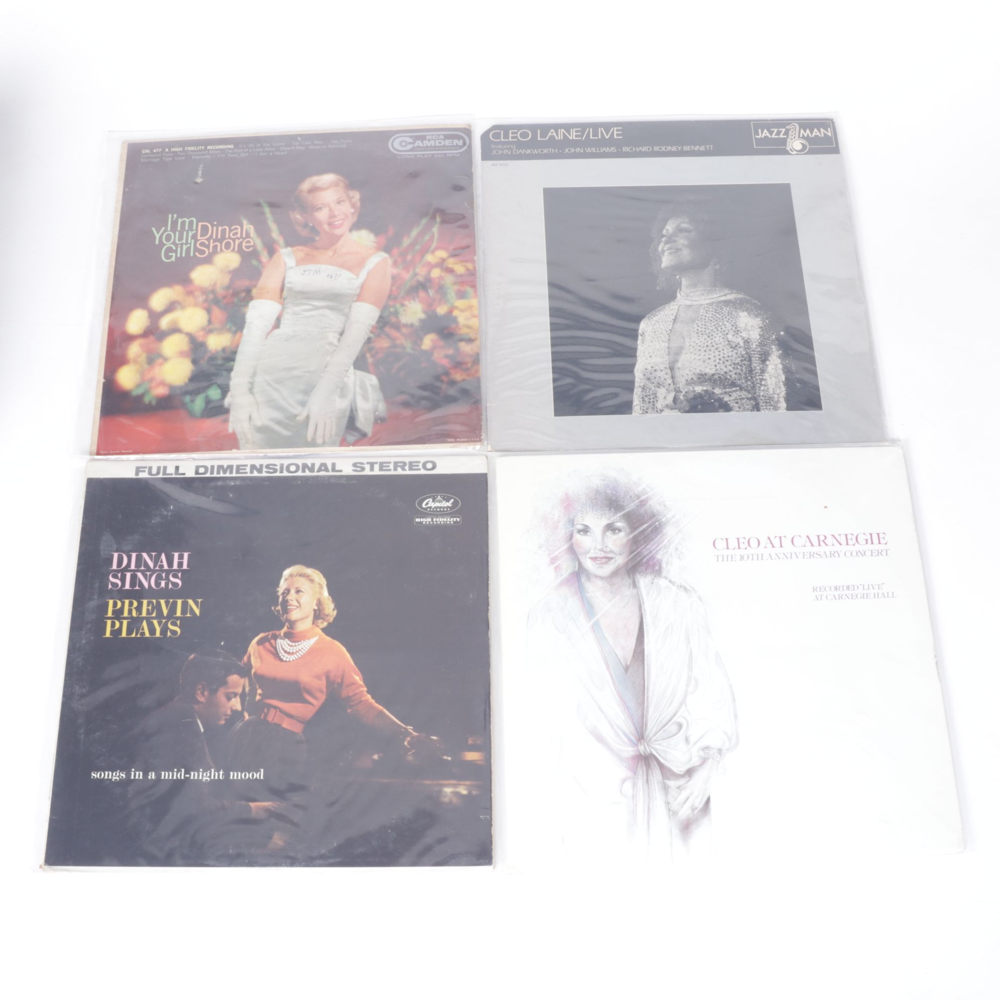 Dinah Shore, Cleo Laine, Brenda Lee & More Vinyl Record Albums
