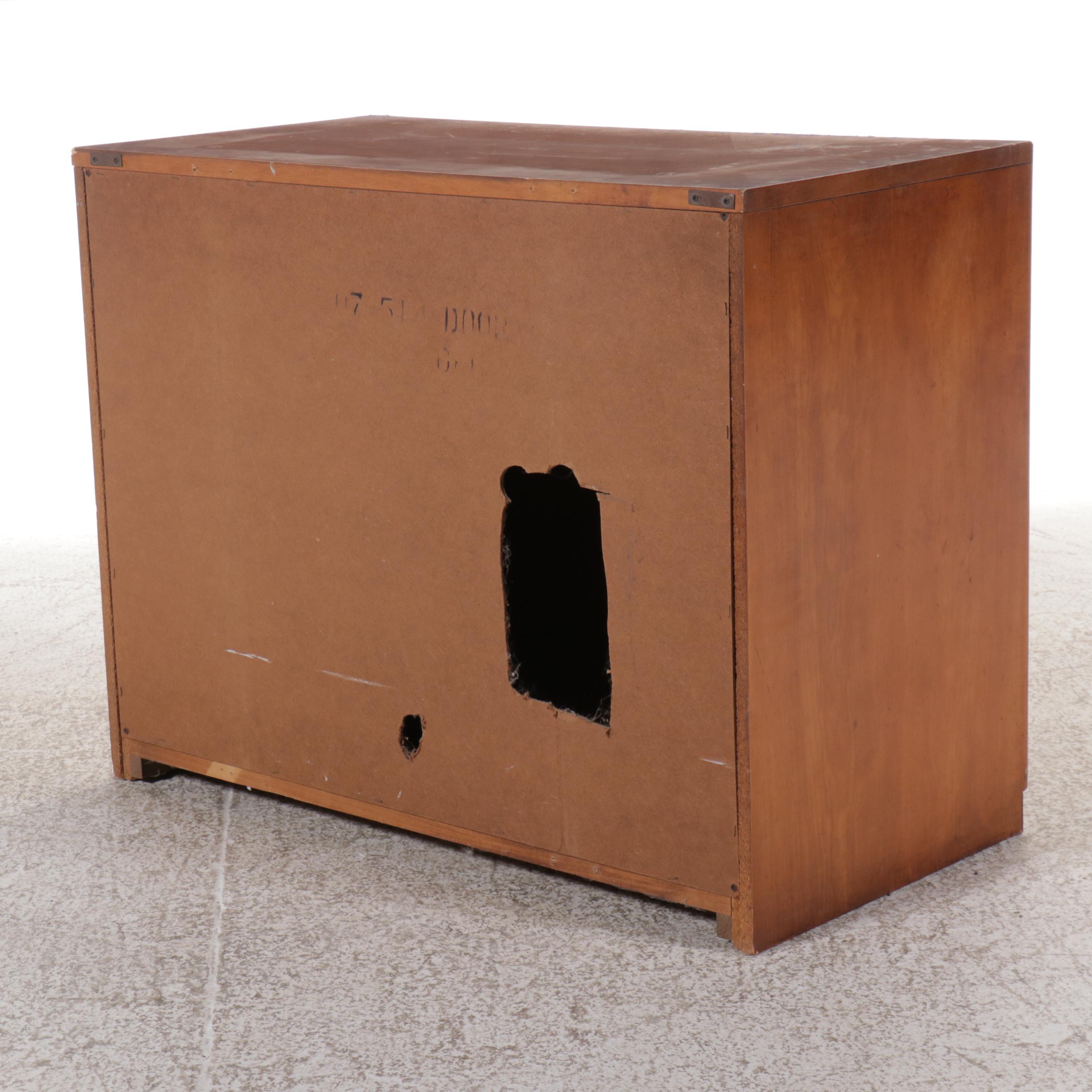 Henry Link Chinoiserie Walnut Buffet, Mid-20th Century