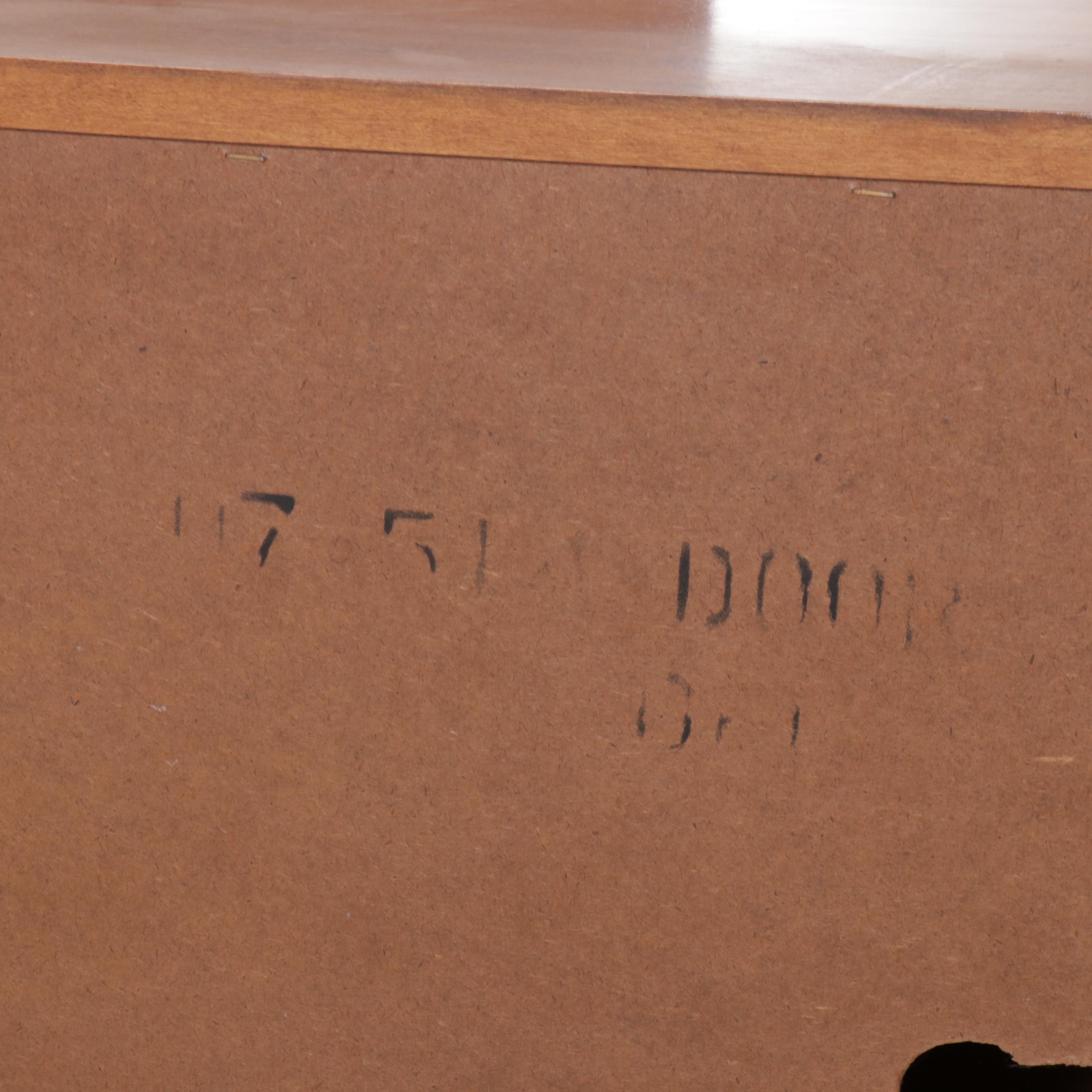 Henry Link Chinoiserie Walnut Buffet, Mid-20th Century