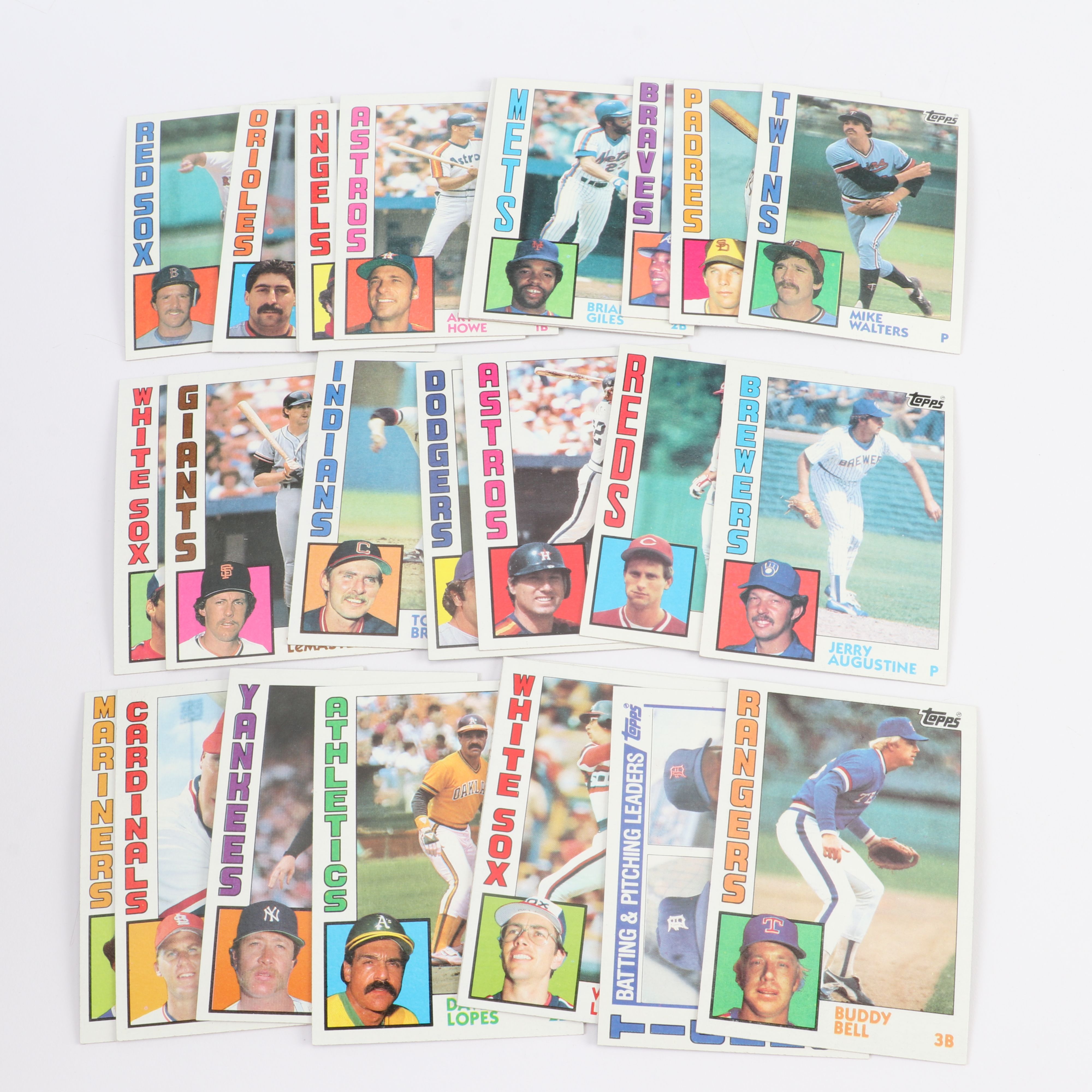 Topps Baseball Card Sets Featuring Clemens & Puckett Rookies, 1984-1986