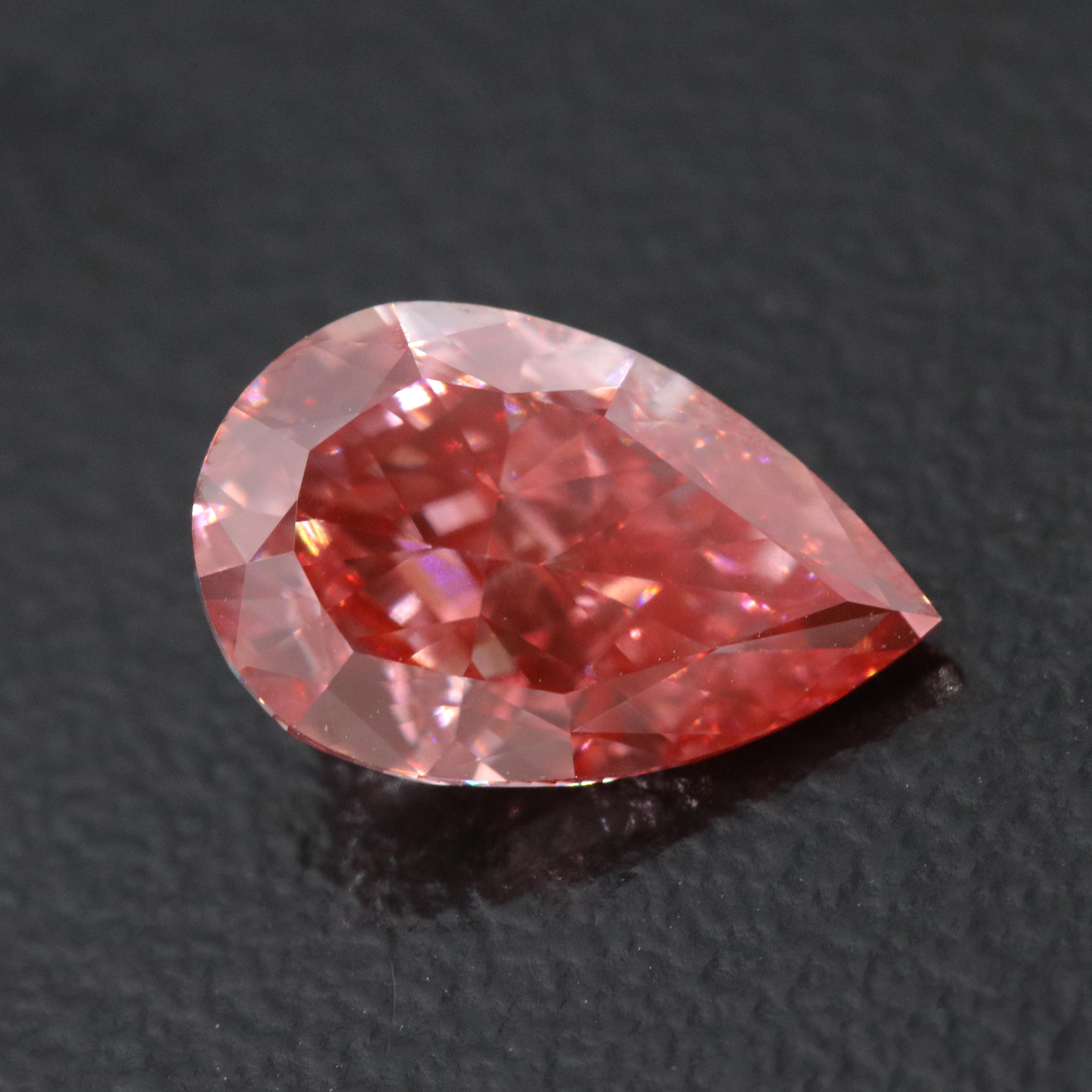 Loose 2.00 CT Lab Grown Fancy Pink Diamond