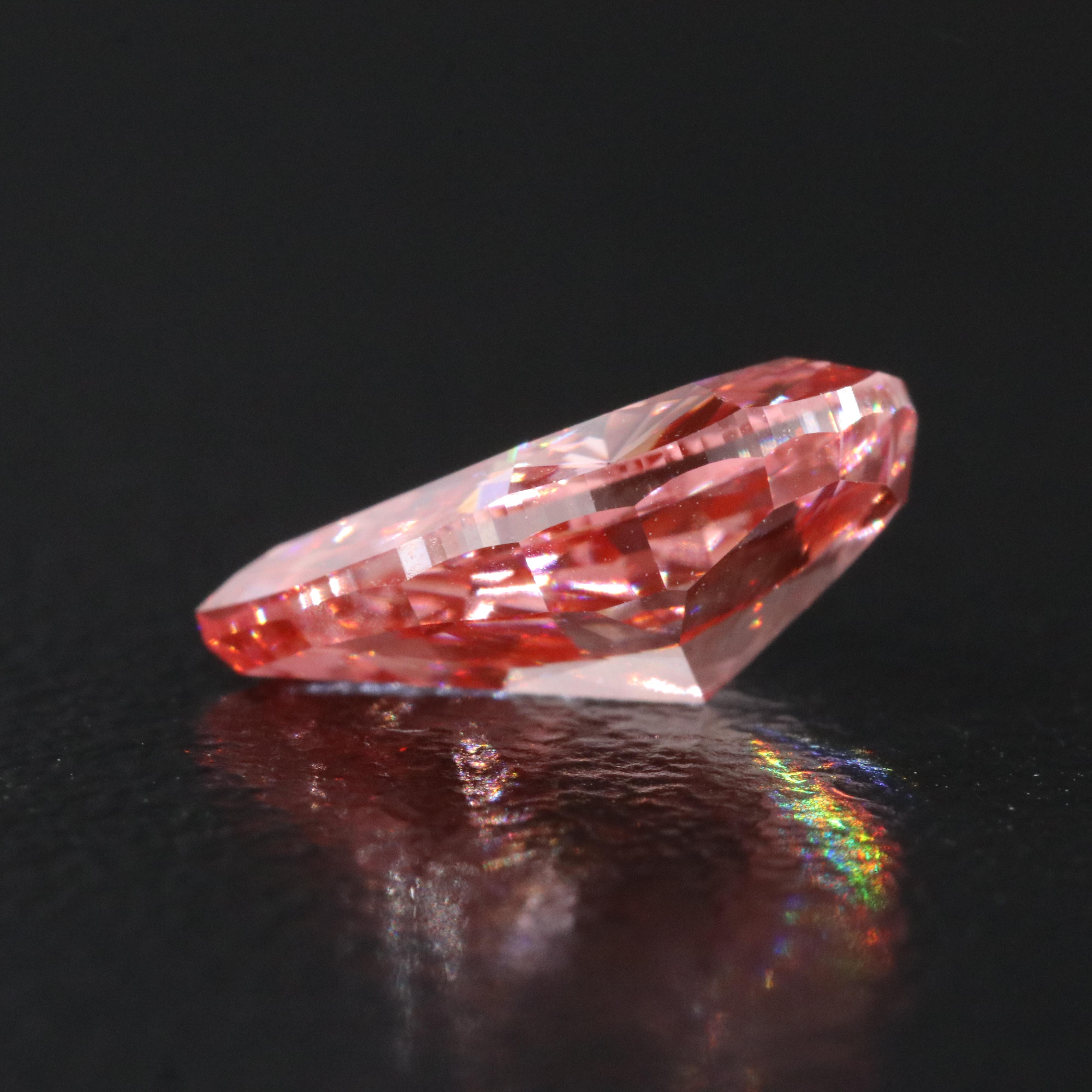 Loose 2.00 CT Lab Grown Fancy Pink Diamond