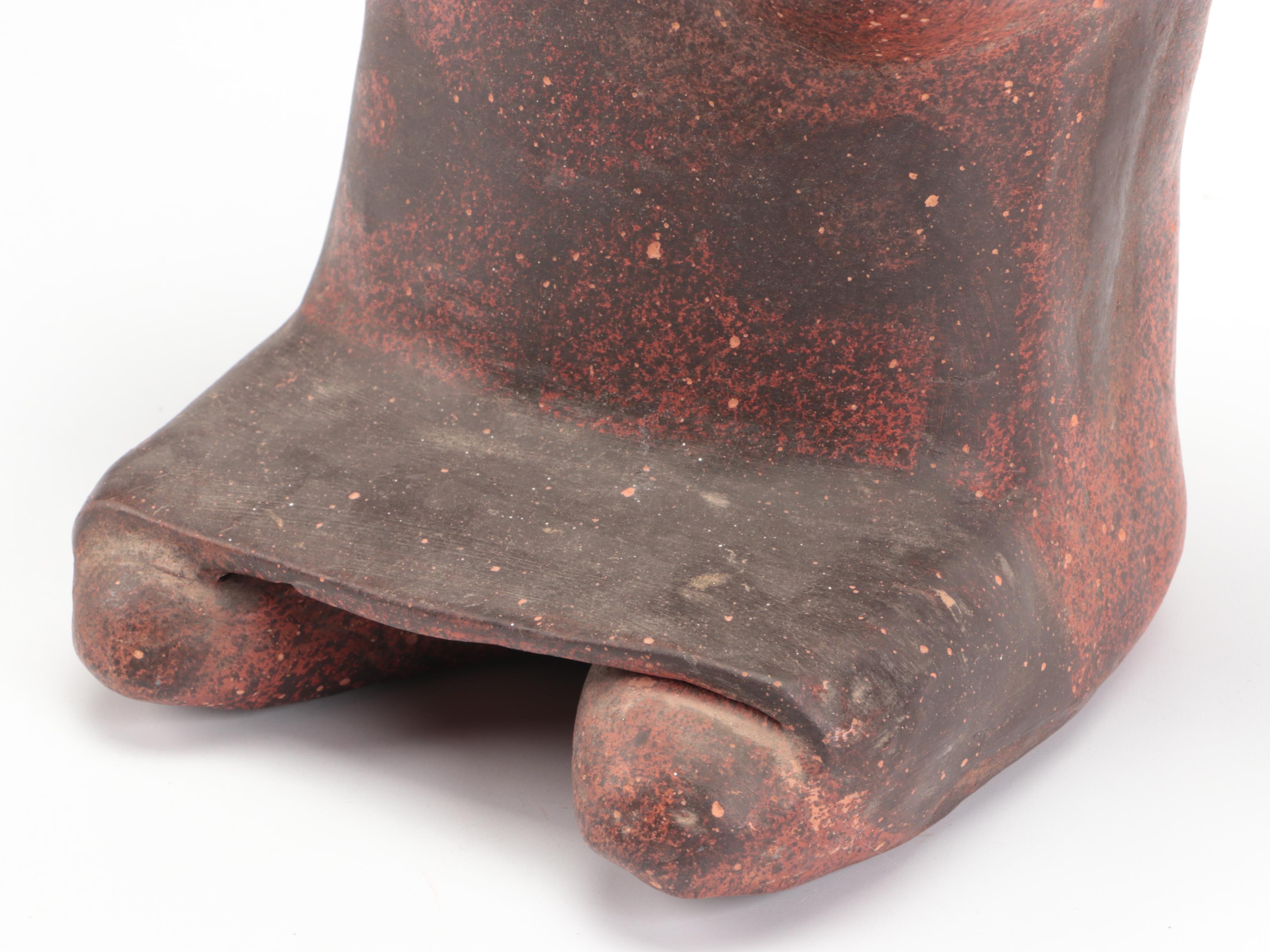 Pre-Columbian Jalisco Ameca-Etzaltan Pottery Seated Female Figure