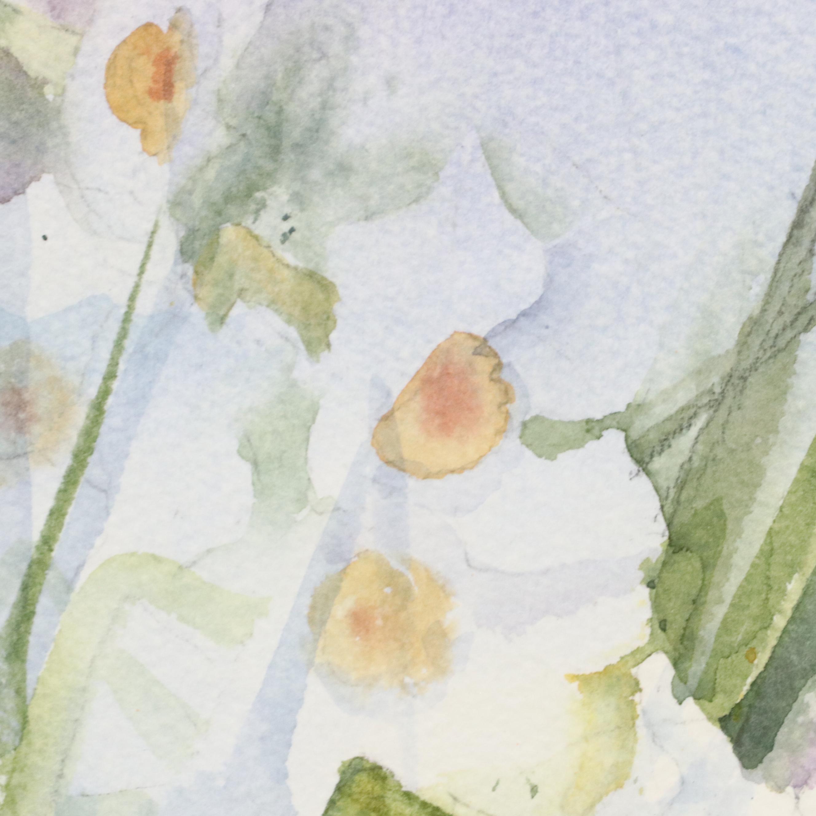 Bonnie K. Shock Watercolor Painting "Daffodils," Late 20th Century
