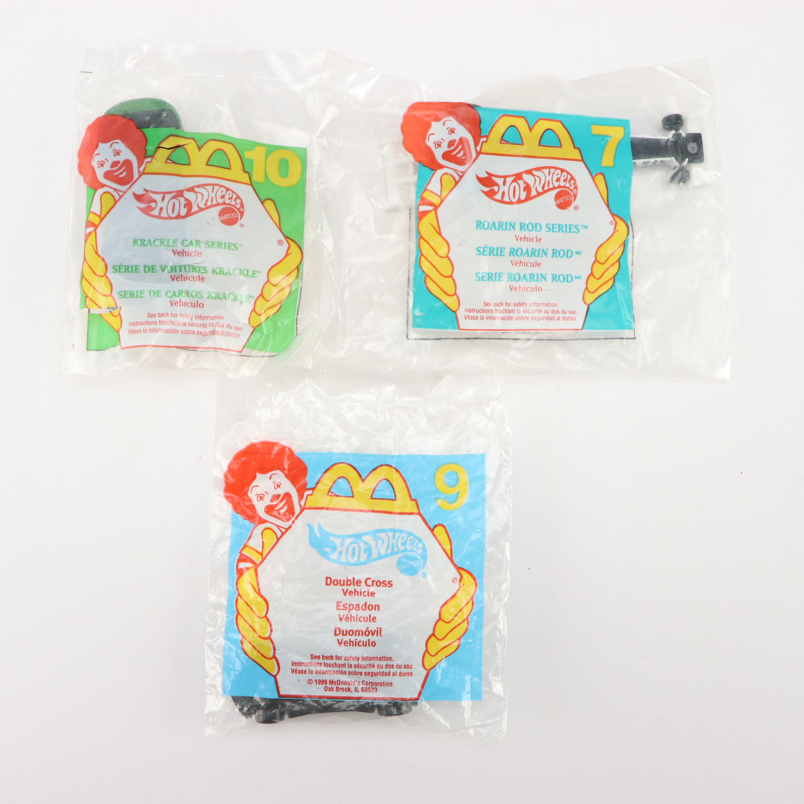 Hot Wheels "Tail Dragger," "58 Corvette," and More Toy Cars in Carrying Case