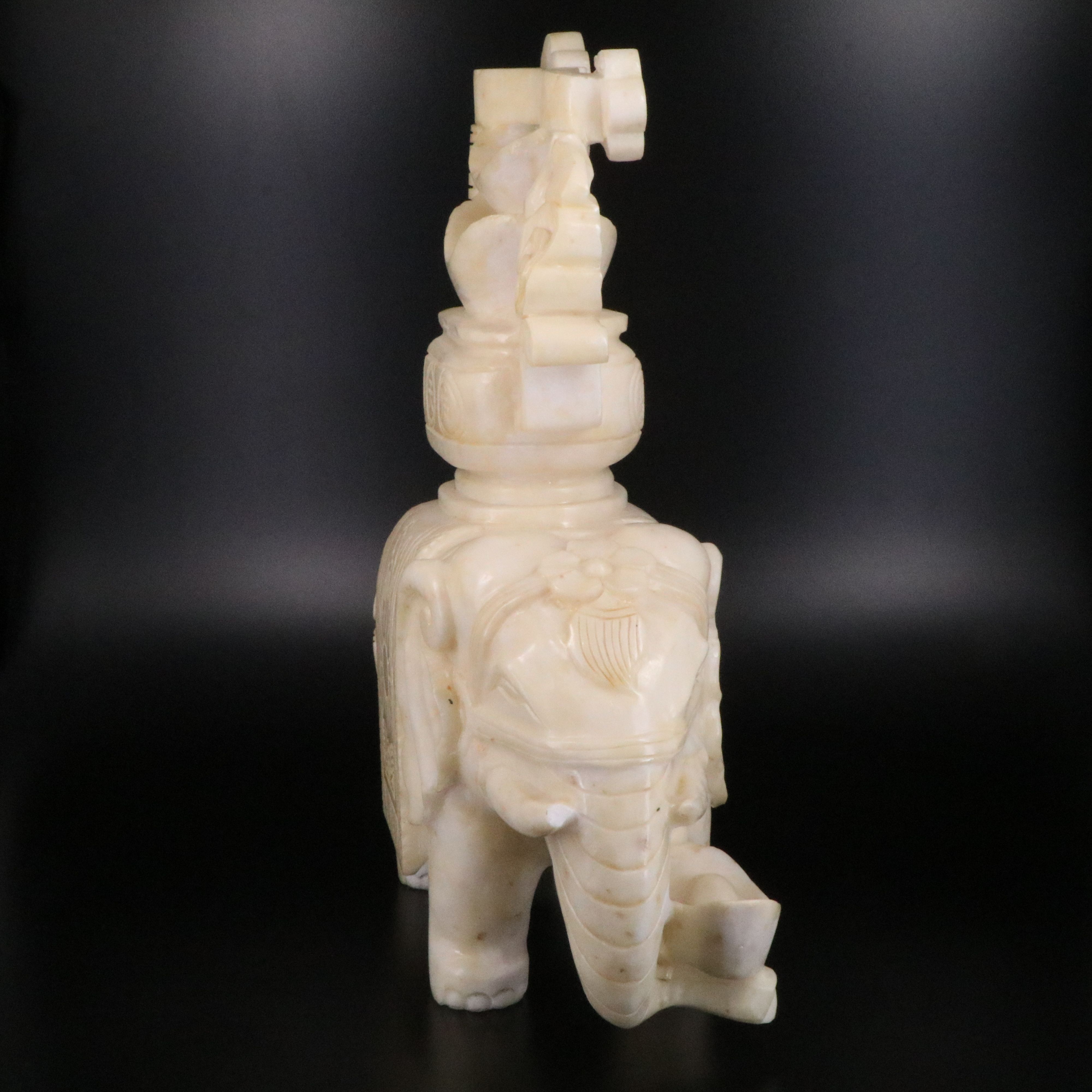 Chinese Carved Stone Elephant