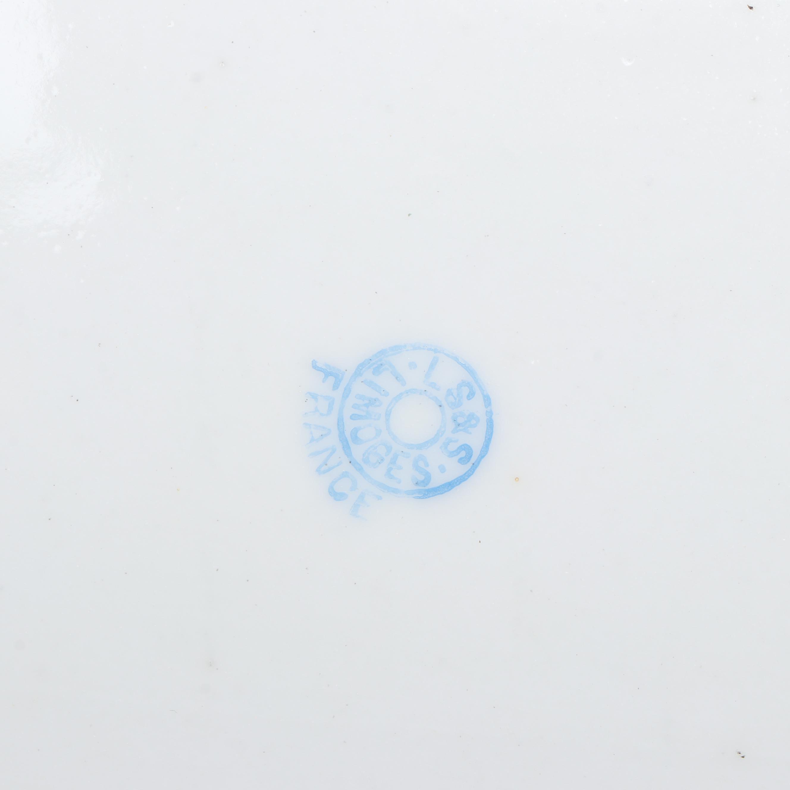 French Limoges Porcelain Fish Service, Late 19th/Early 20th Century