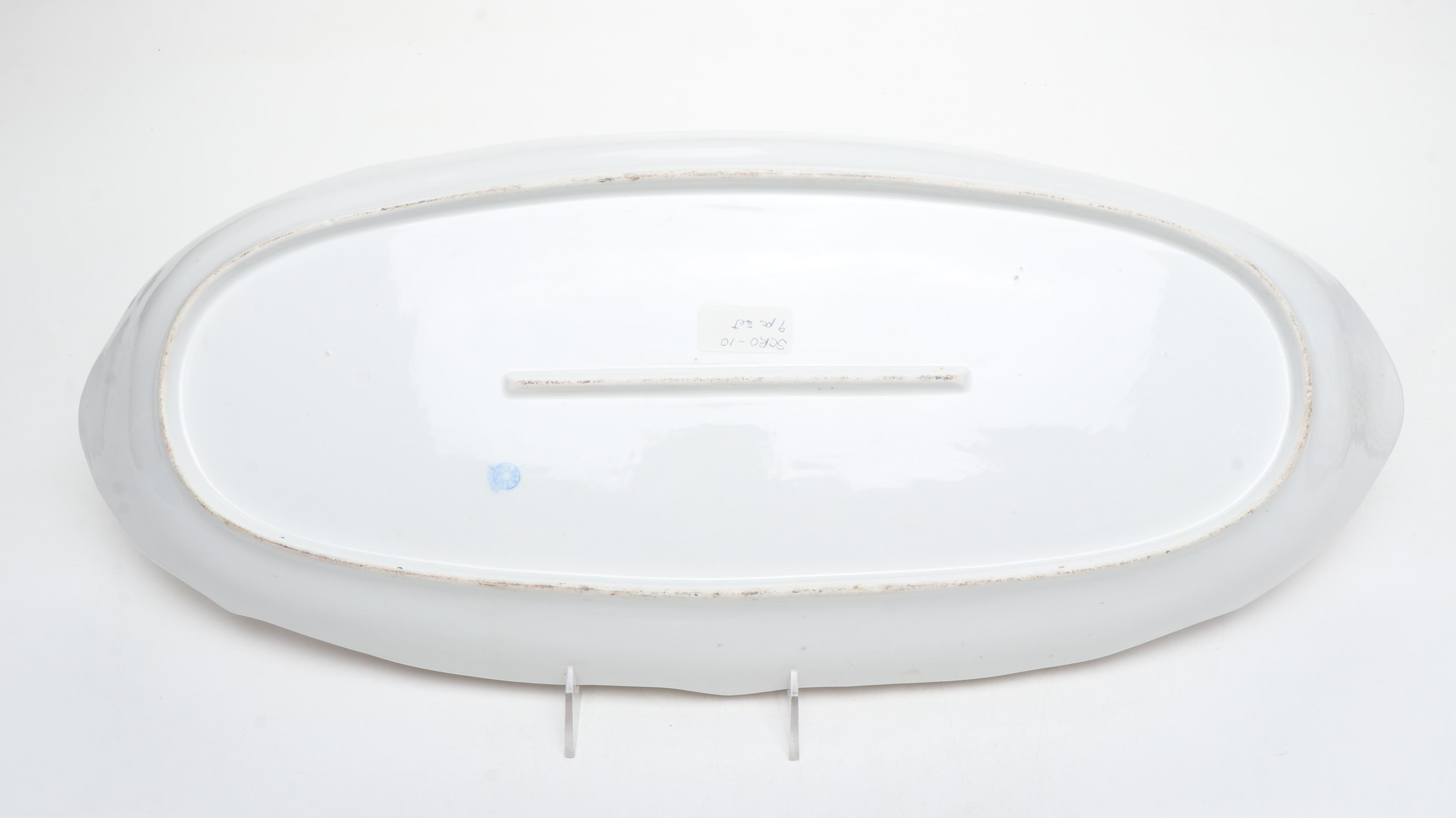 French Limoges Porcelain Fish Service, Late 19th/Early 20th Century