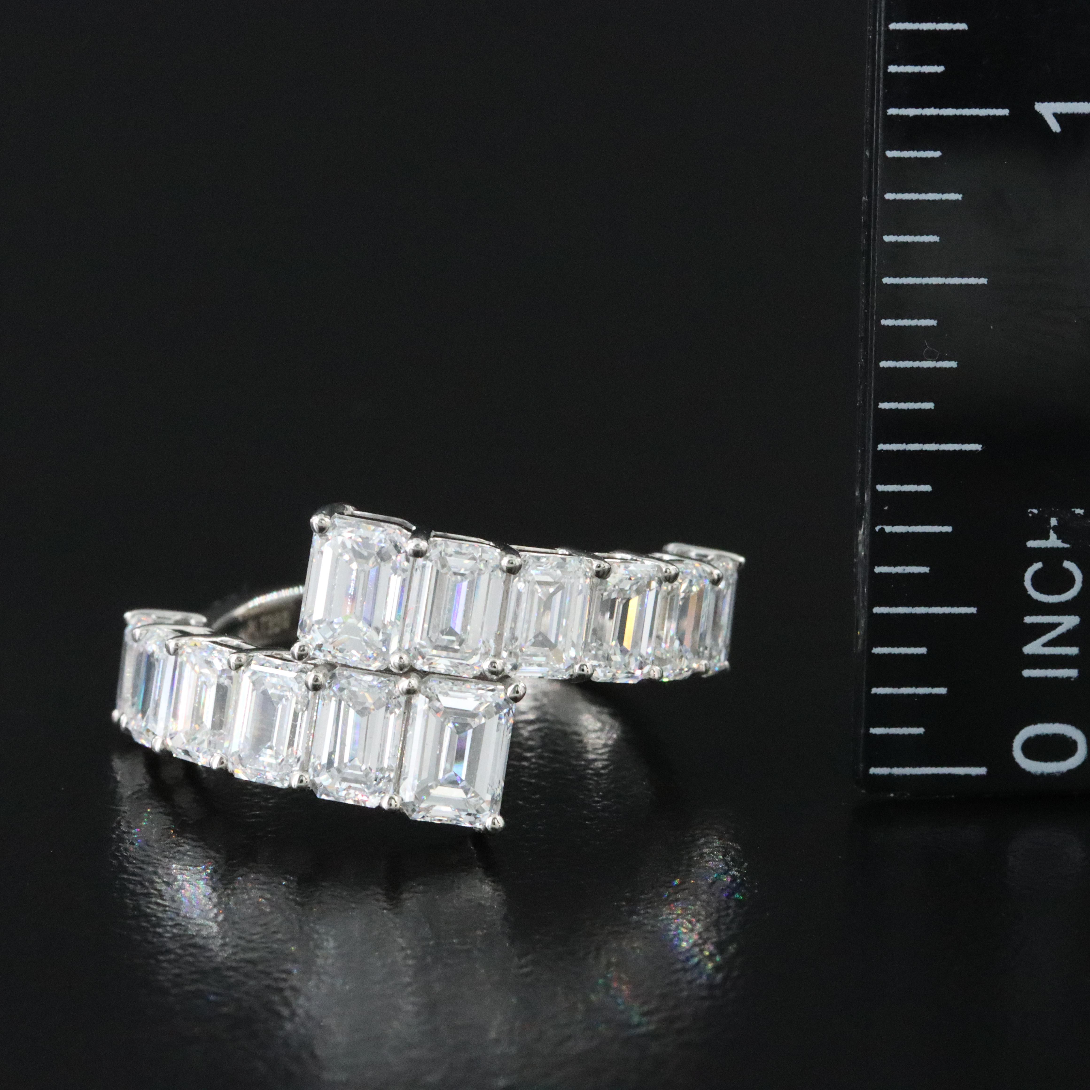 Platinum 4.34 CTW Lab Grown Diamond Ring