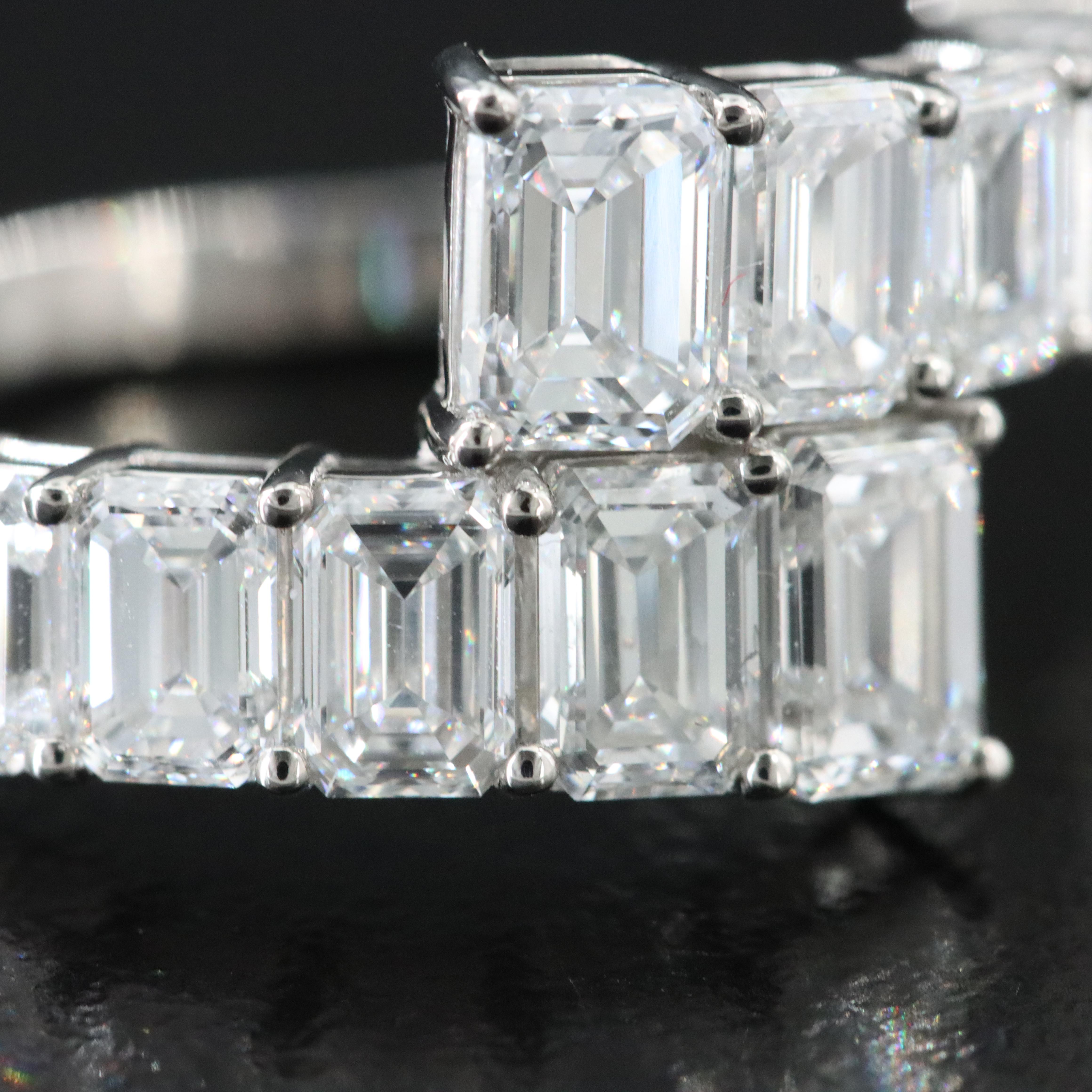 Platinum 4.34 CTW Lab Grown Diamond Ring