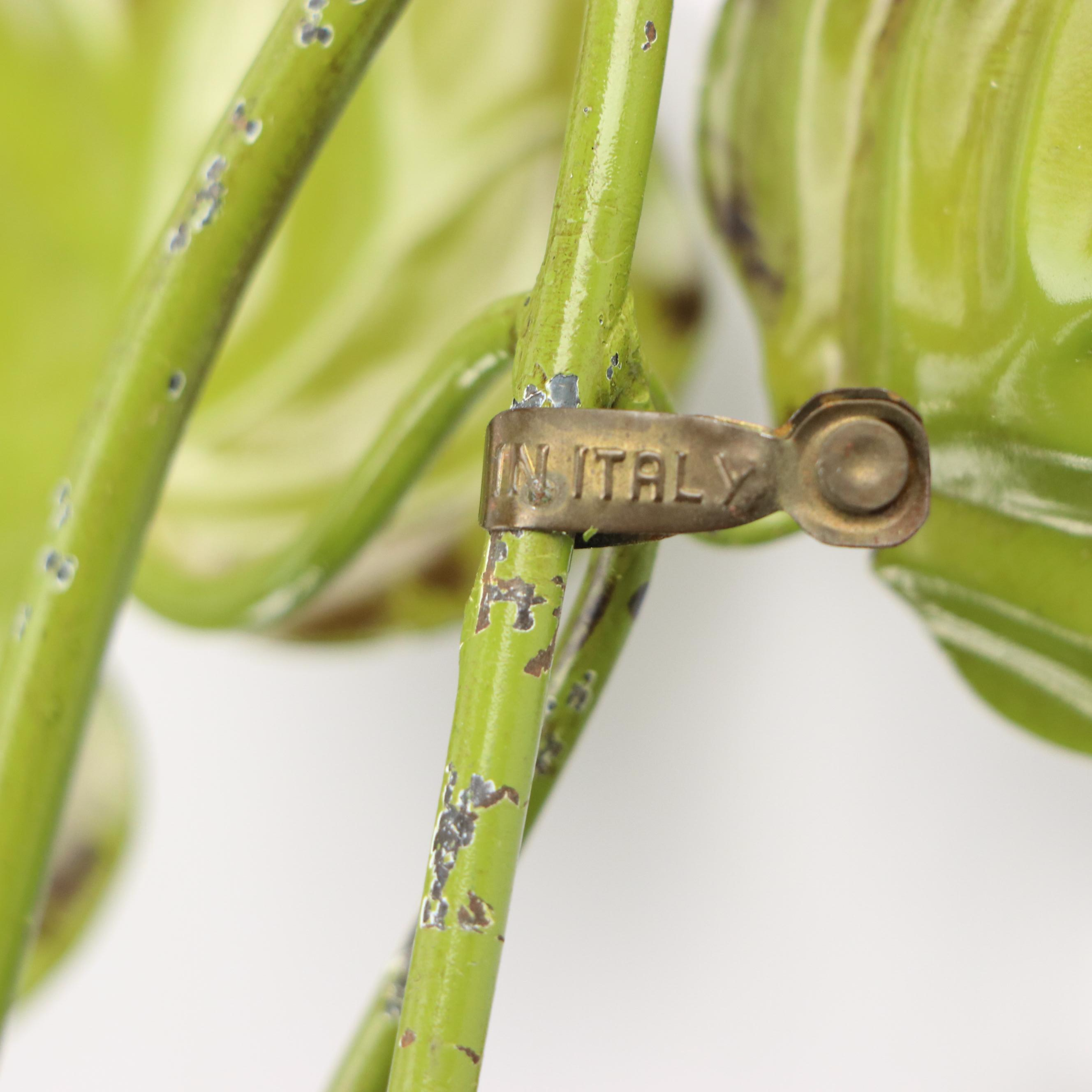 Lady Godiva on Horse Ceramic Vase, Italian Toleware Candlesticks, with Party Cow