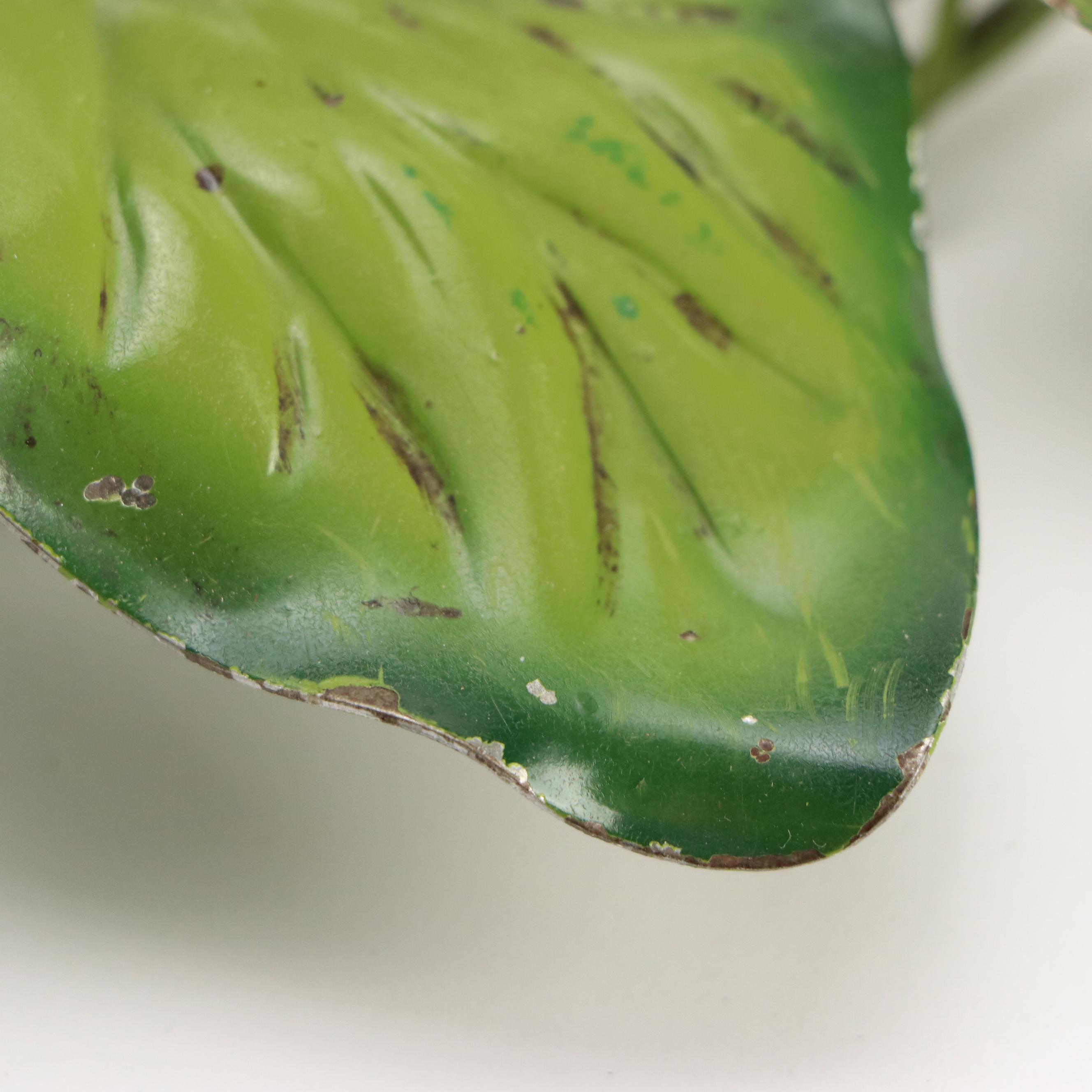 Lady Godiva on Horse Ceramic Vase, Italian Toleware Candlesticks, with Party Cow