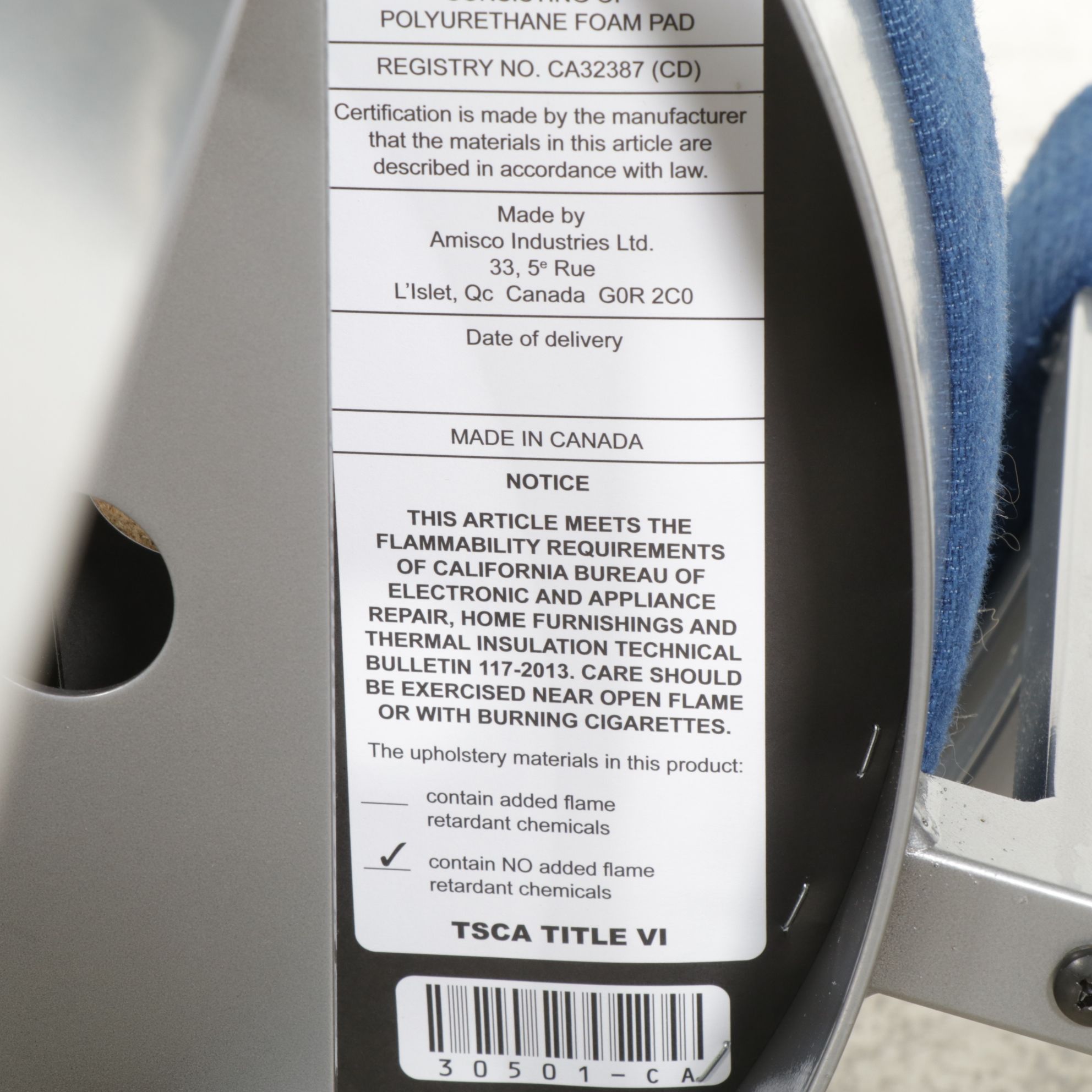 Amisco Metal Framed Swivel Barstools, Pair, 21st Century