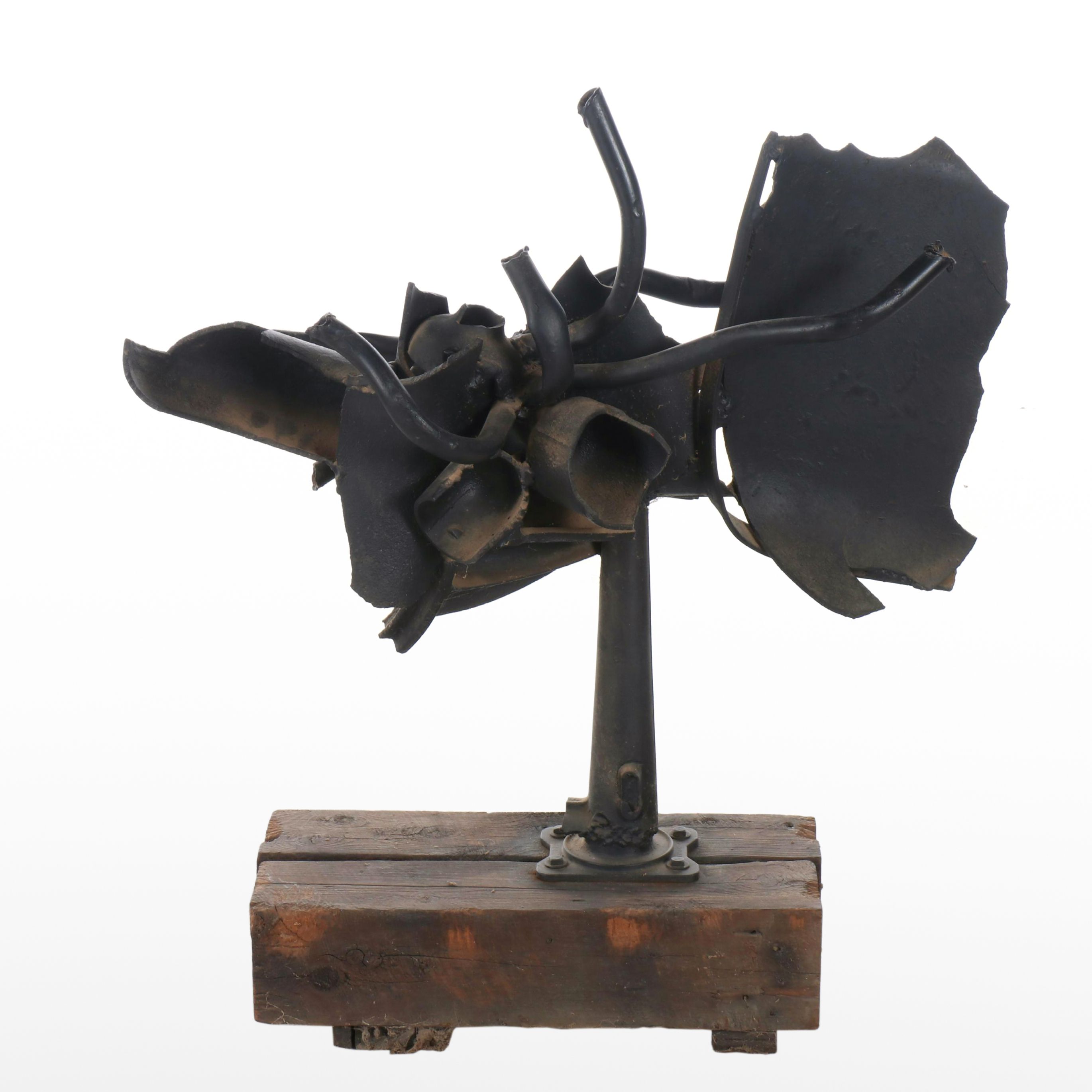 Robert Beaven Industrial Metal Sculpture, Late 20th Century