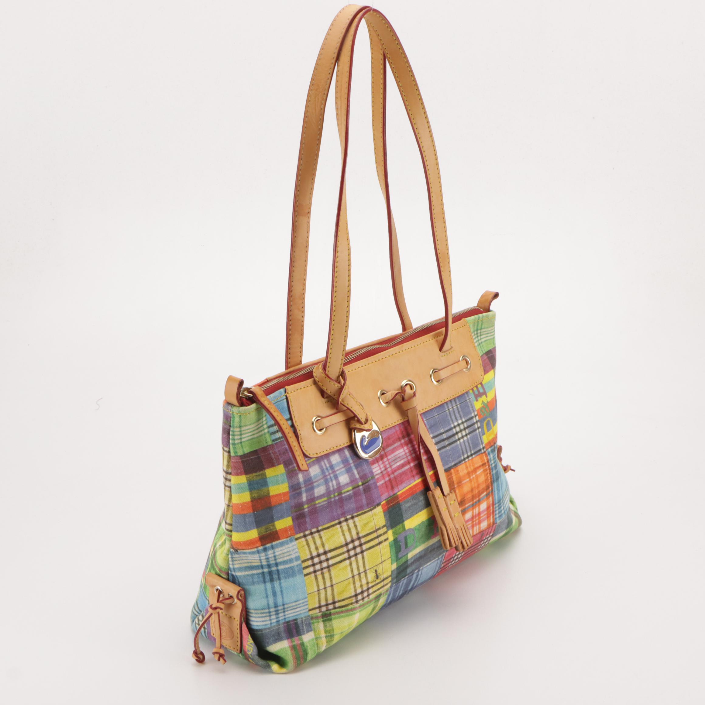 Dooney & Bourke Blue Nylon Hobo and Plaid Shoulder Bags with Michal Kors Bags