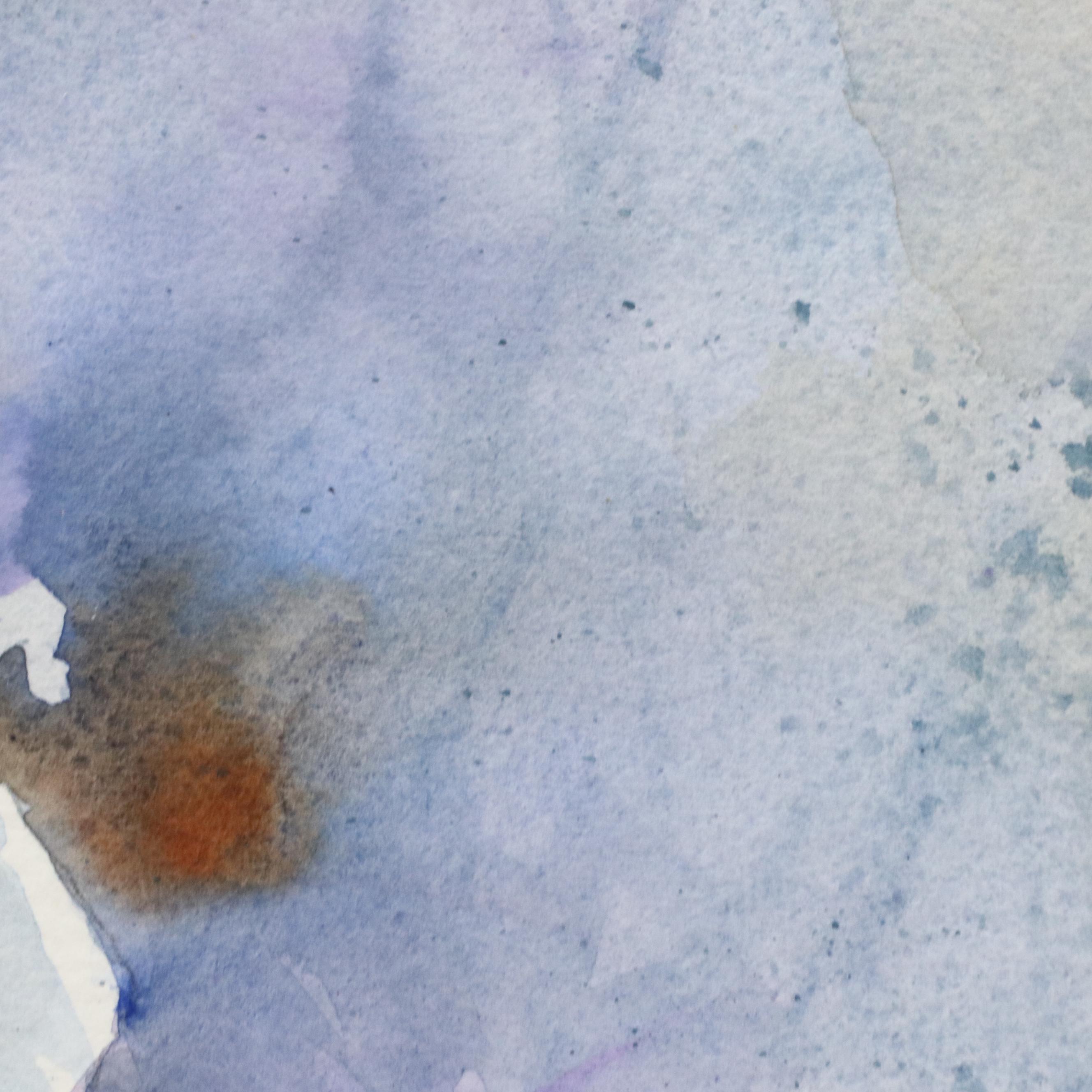 Henry Bell Floral Watercolor Painting "Back Together," Late 20th Century