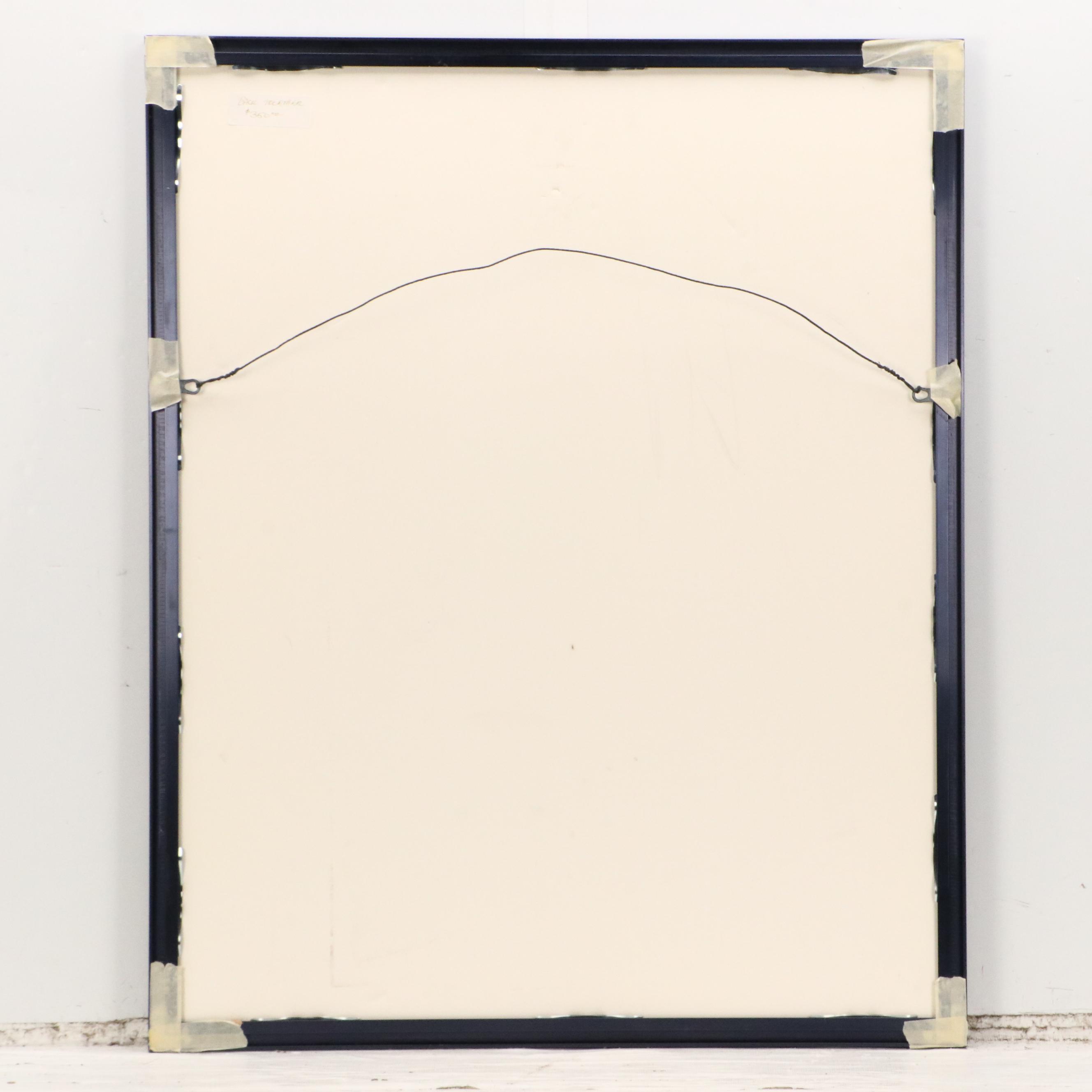 Henry Bell Floral Watercolor Painting "Back Together," Late 20th Century