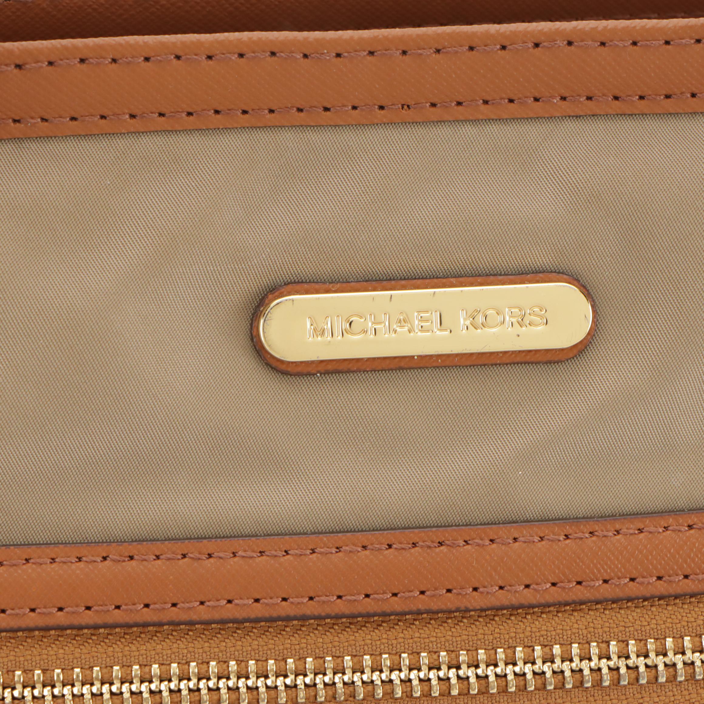 Dooney & Bourke Blue Nylon Hobo and Plaid Shoulder Bags with Michal Kors Bags