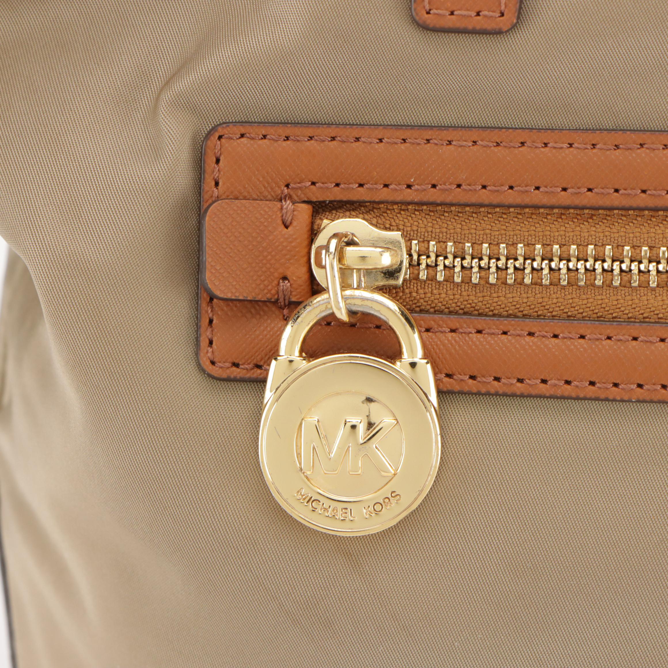 Dooney & Bourke Blue Nylon Hobo and Plaid Shoulder Bags with Michal Kors Bags