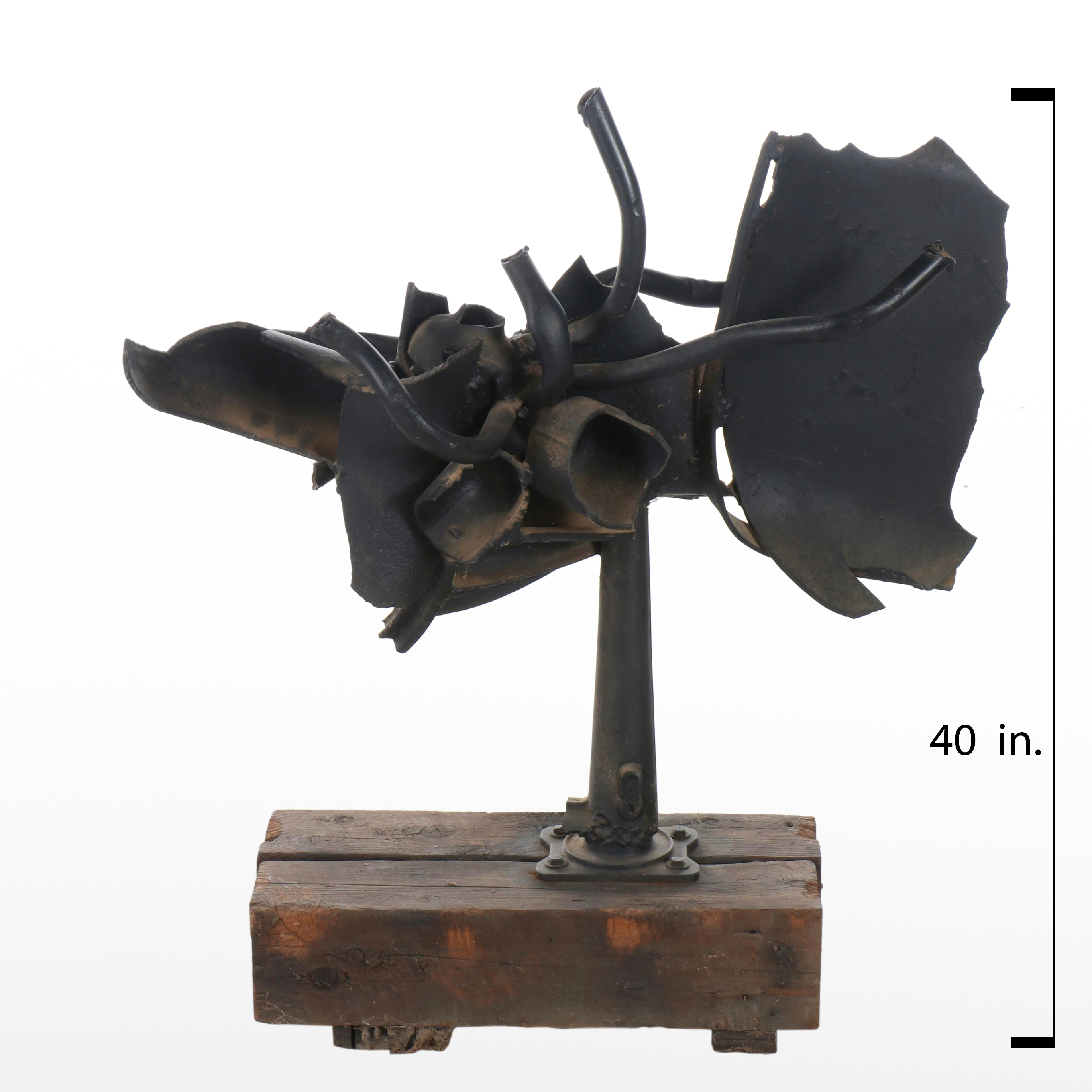 Robert Beaven Industrial Metal Sculpture, Late 20th Century