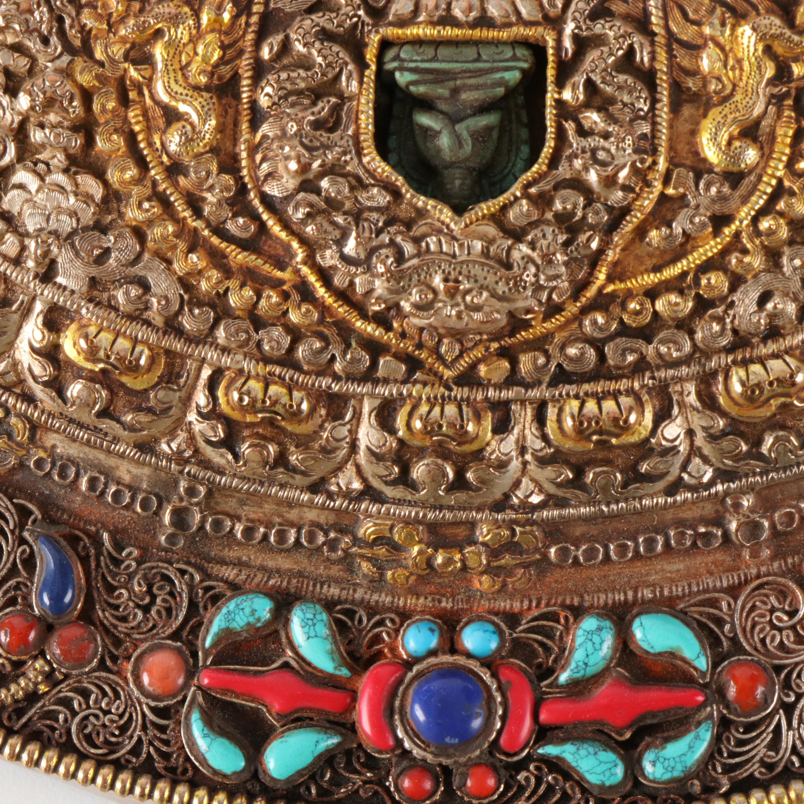 Tibetan Metalwork Mandala