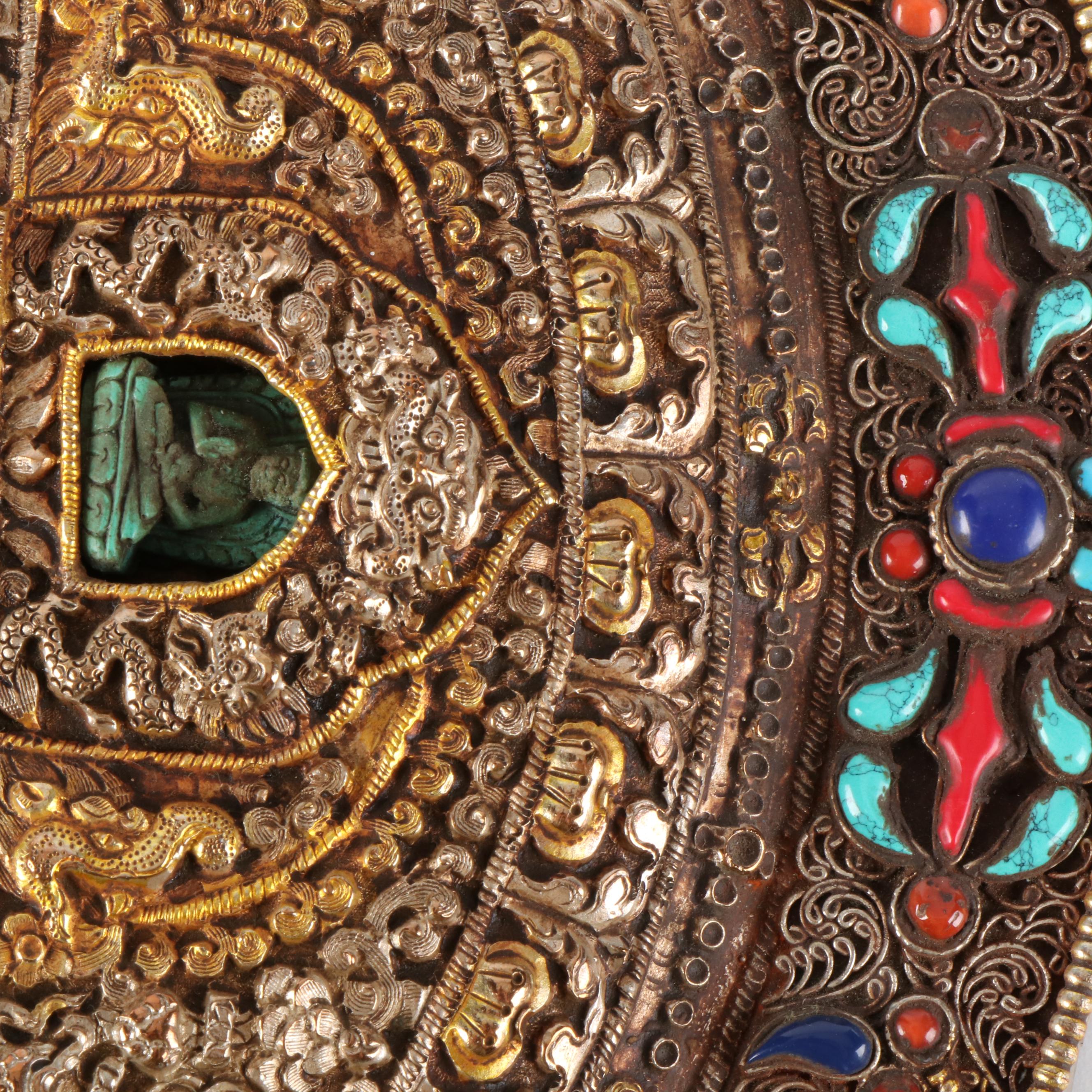 Tibetan Metalwork Mandala