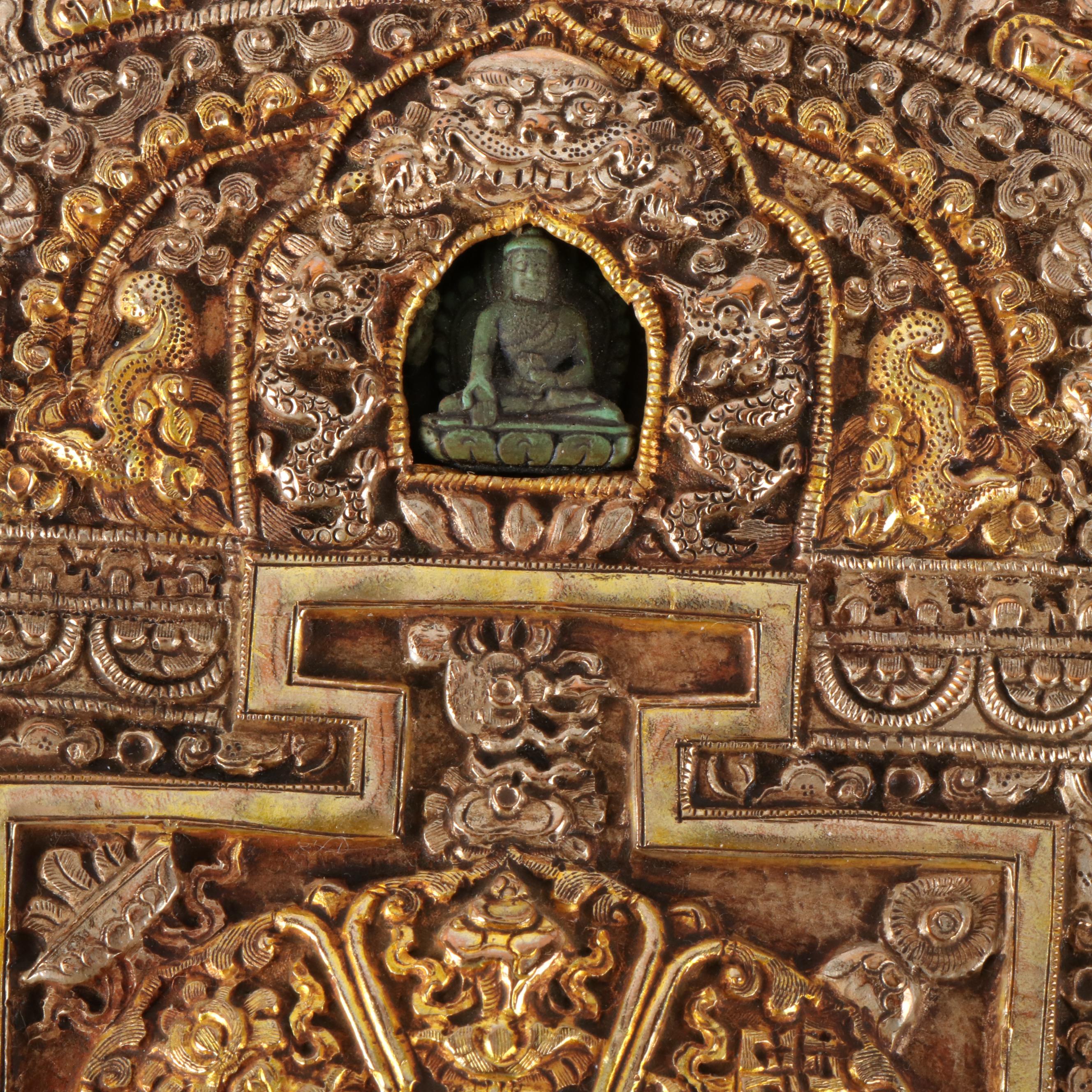 Tibetan Metalwork Mandala