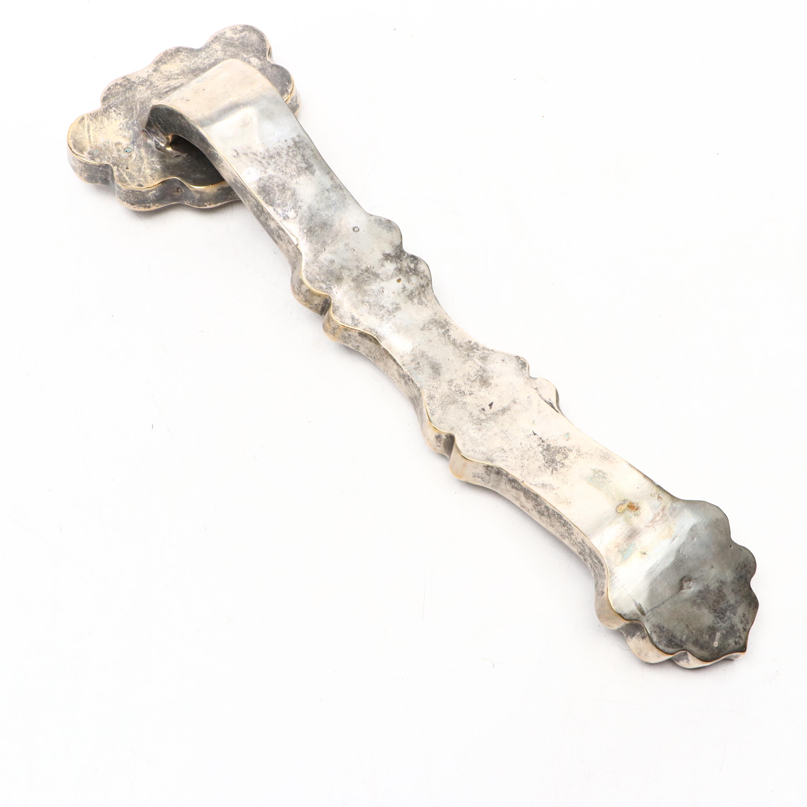 Chinese Metal Ruyi Scepter