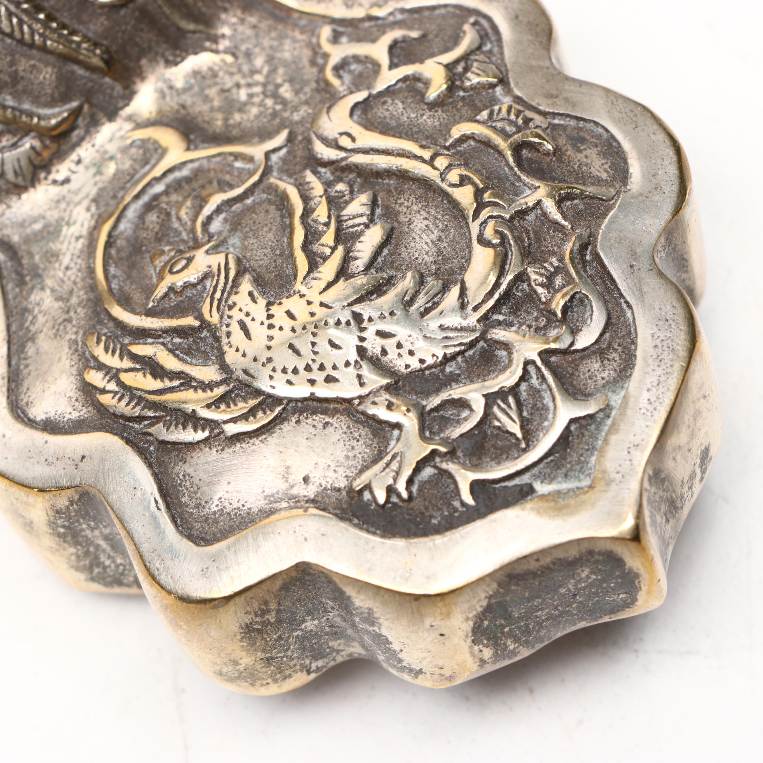 Chinese Metal Ruyi Scepter