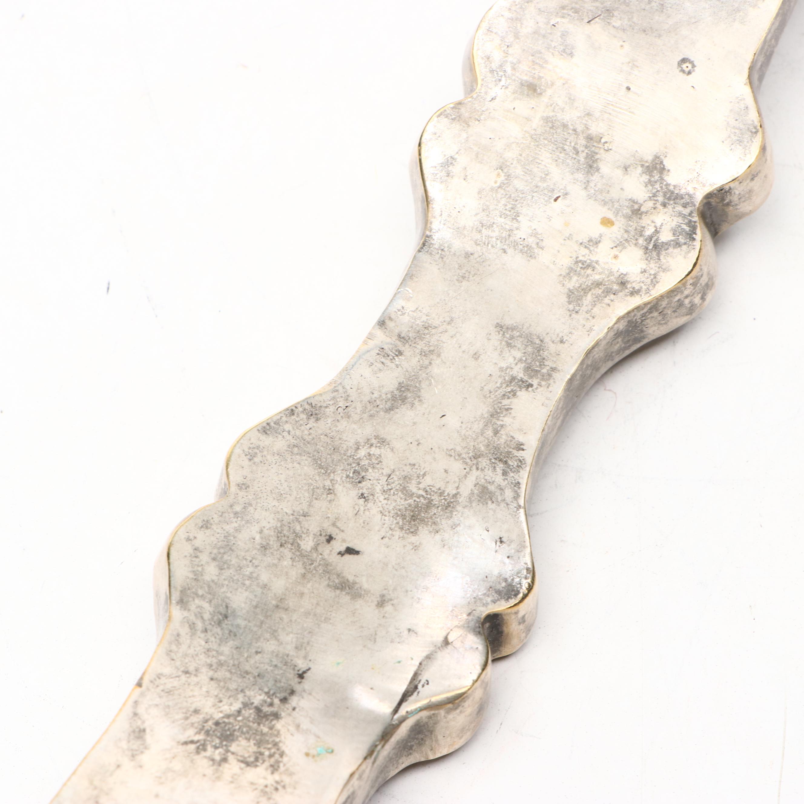 Chinese Metal Ruyi Scepter