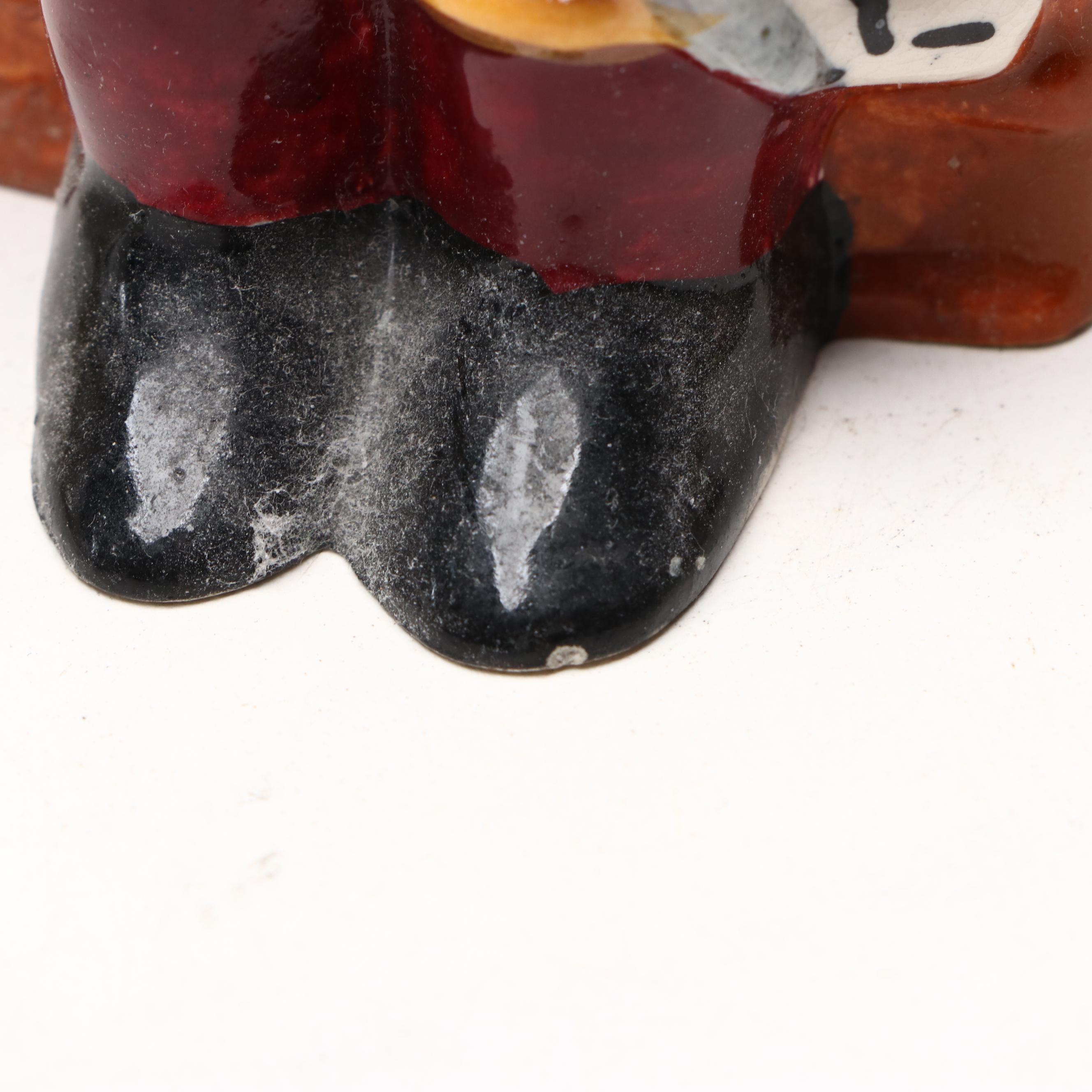 Staffordshire Ware, Sterling with Other English Ceramic Character Jugs