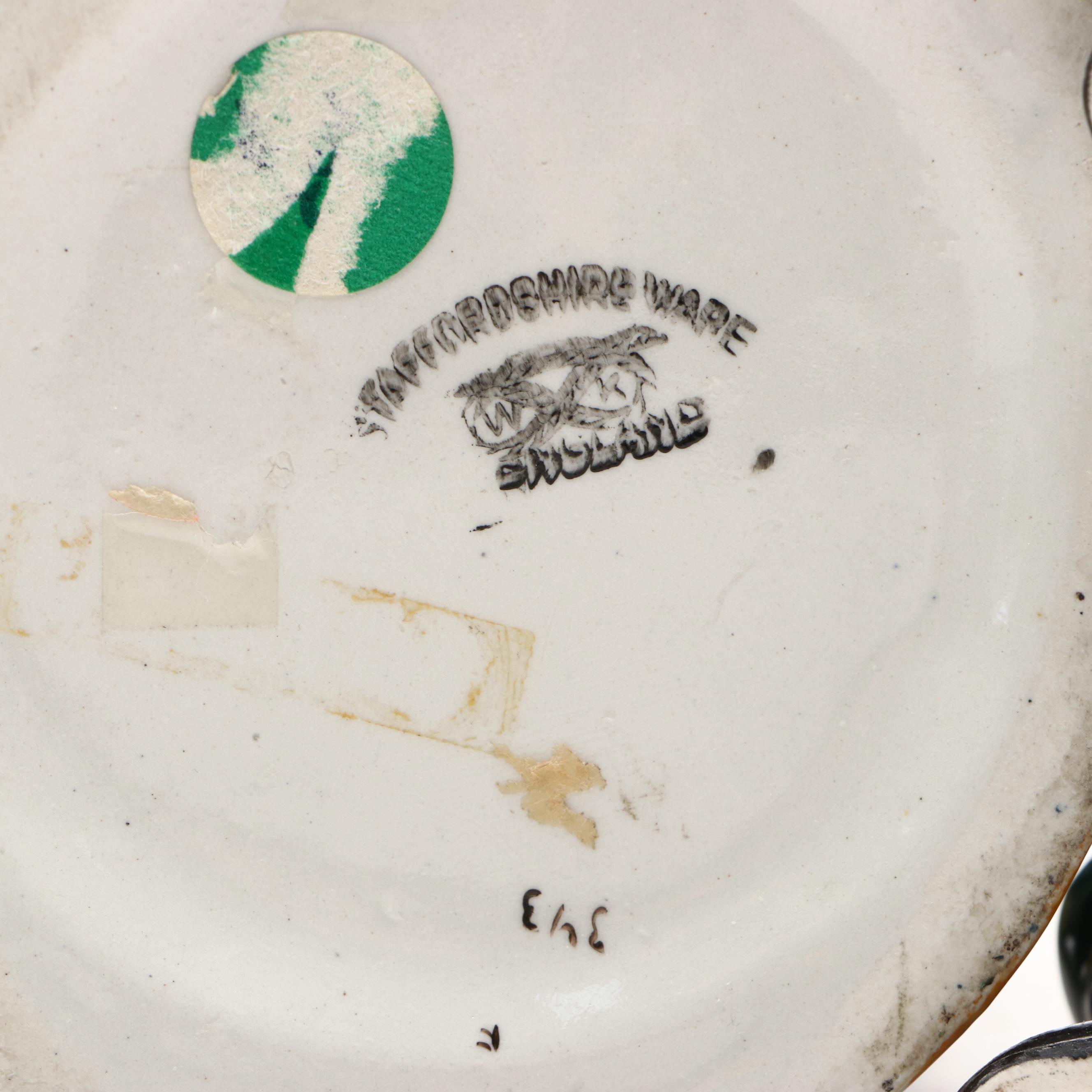 Staffordshire Ware, Sterling with Other English Ceramic Character Jugs