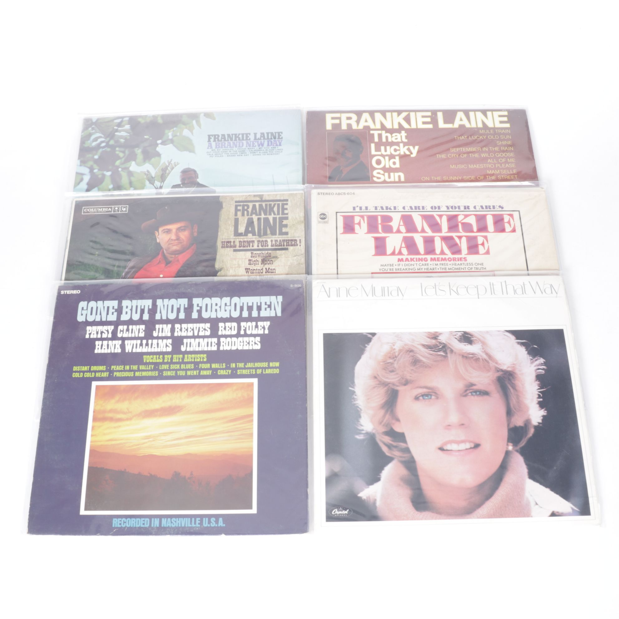 Jim Reeves, Frankie Laine, Willie Nelson & More Vinyl Record Albums