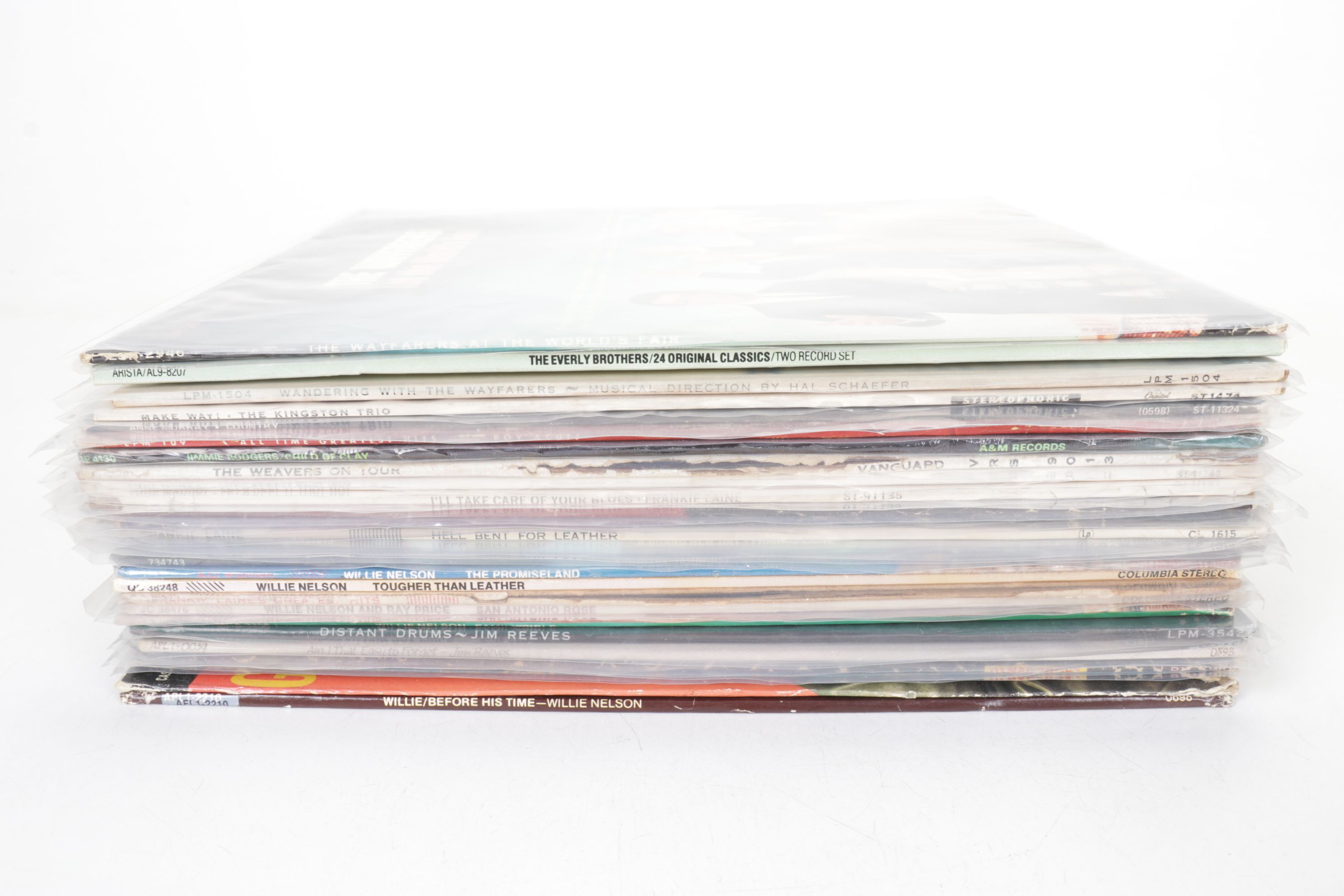 Jim Reeves, Frankie Laine, Willie Nelson & More Vinyl Record Albums