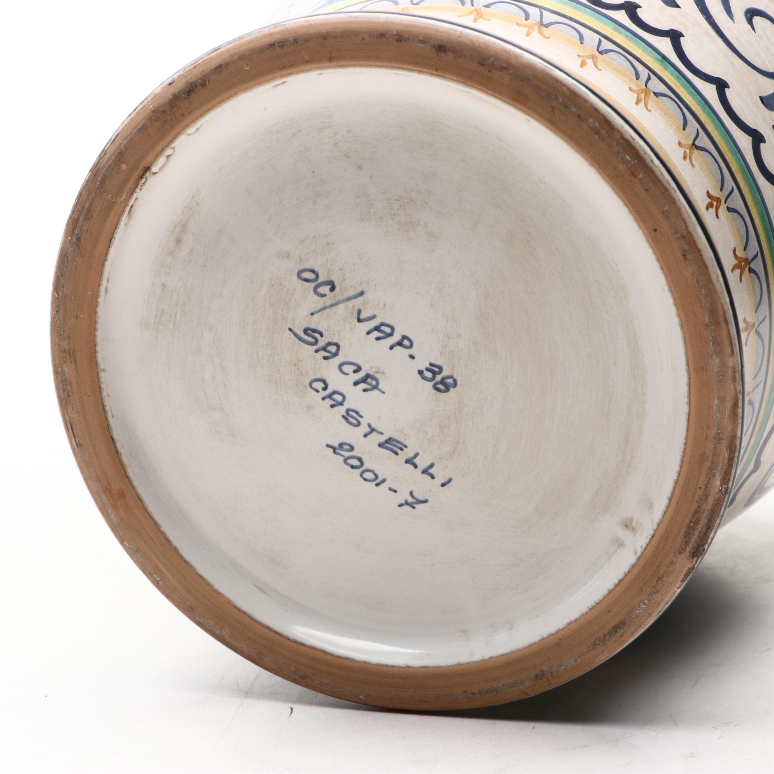 Italian Majolica Jar