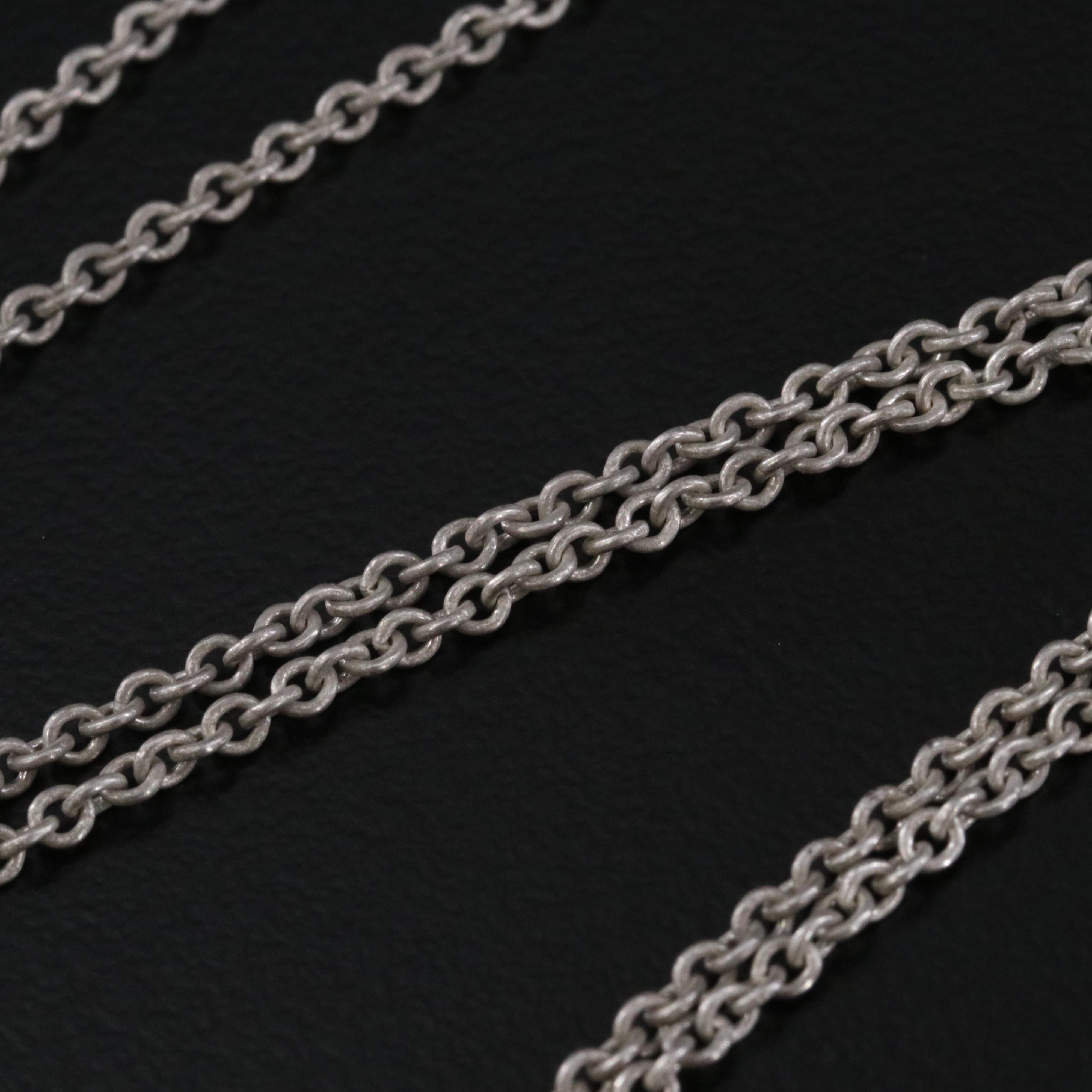 Elsa Peretti for Tiffany & Co. Open Heart Sterling Pendant Necklace