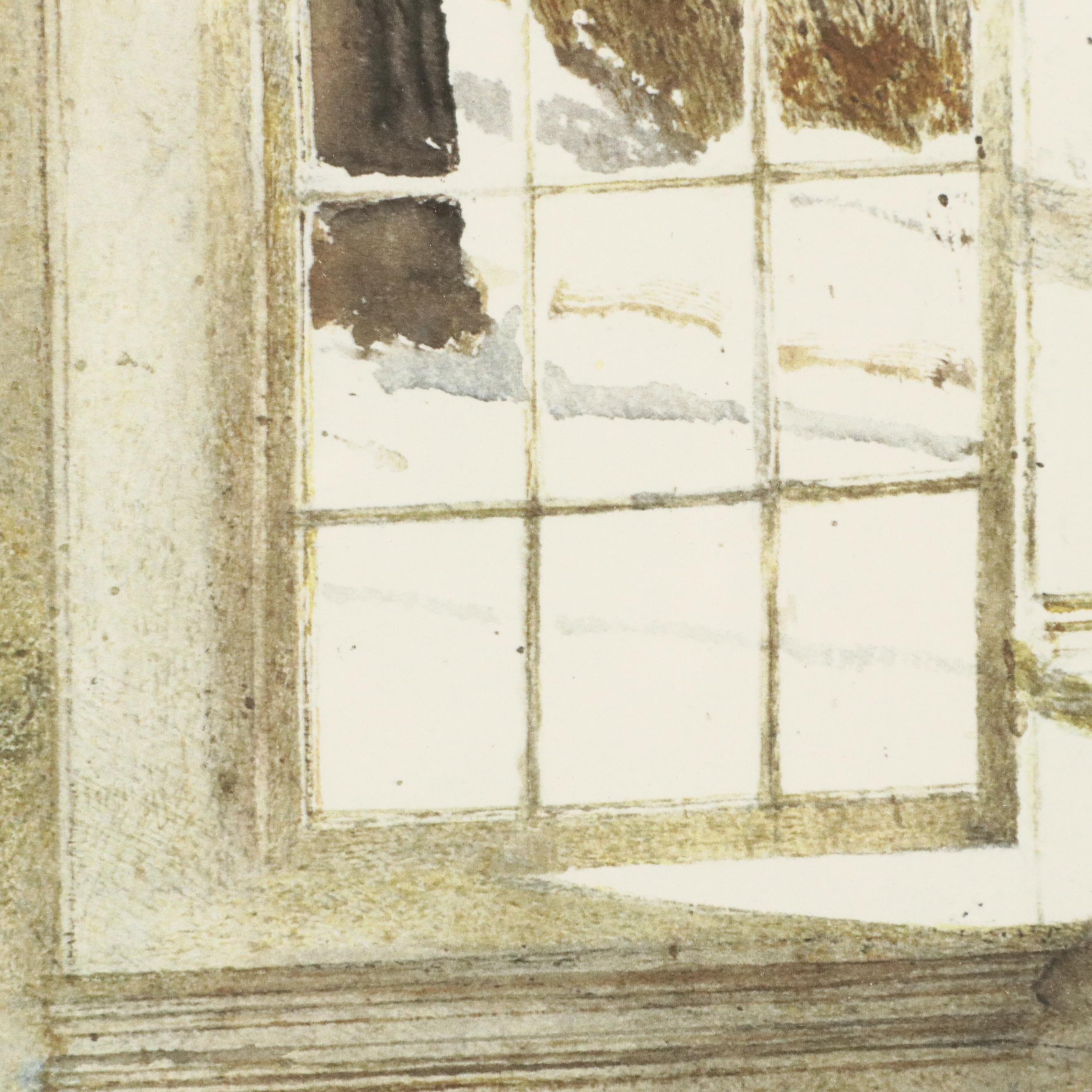 Offset Lithograph After Andrew Wyeth "Big Room"