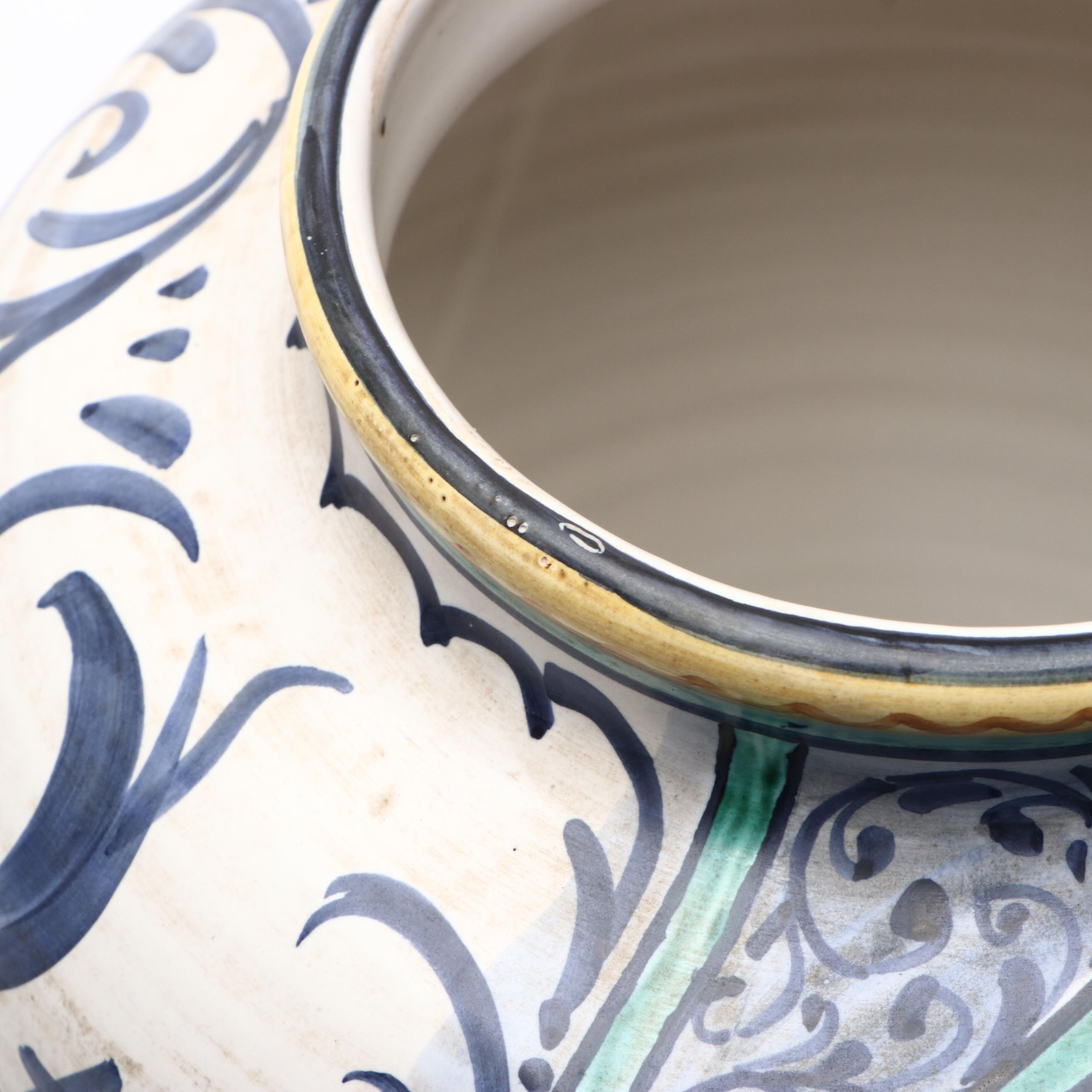 Italian Majolica Jar