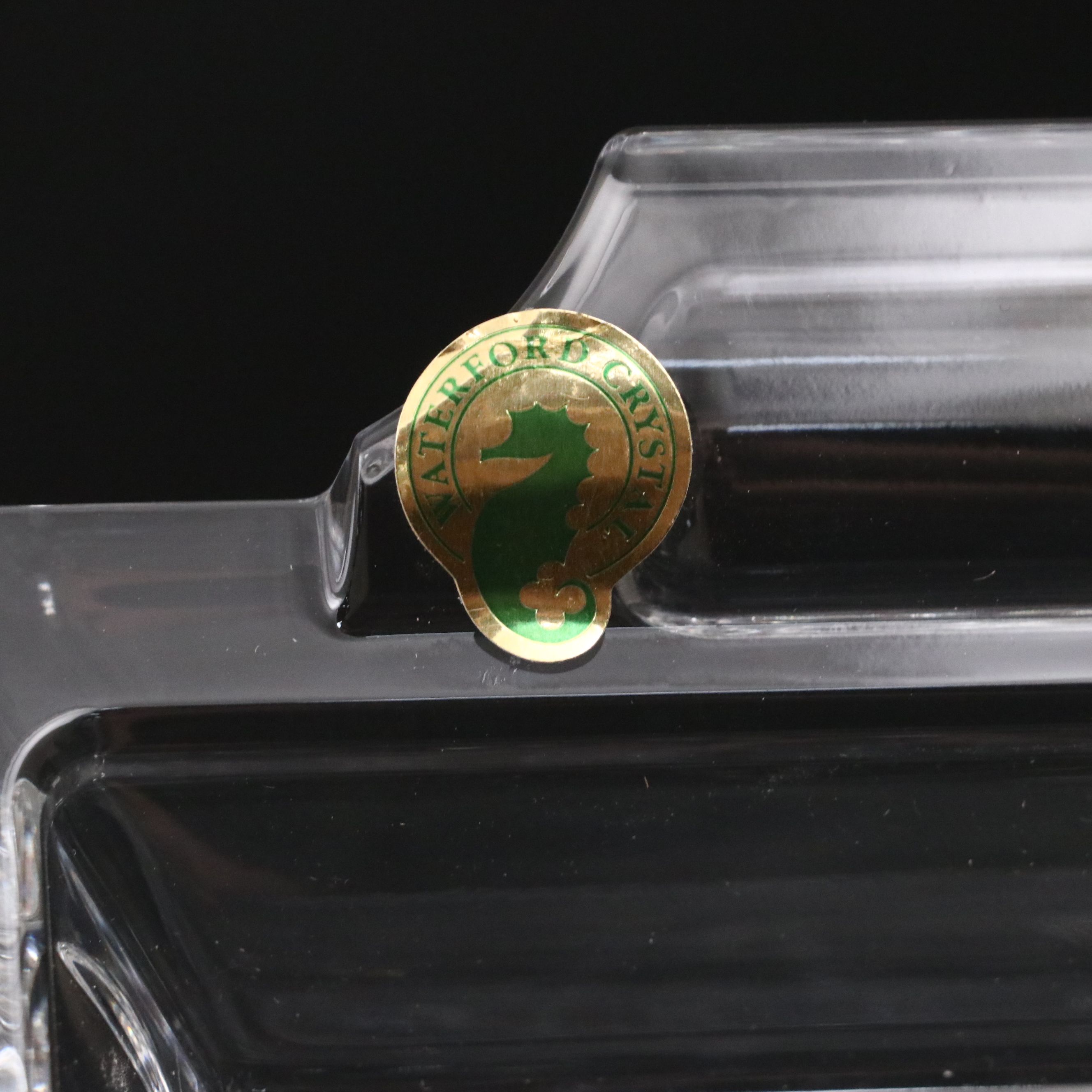 Waterford "Lismore" Crystal Pitcher, Bud Vase, Bridal Knife, and Divided Dish