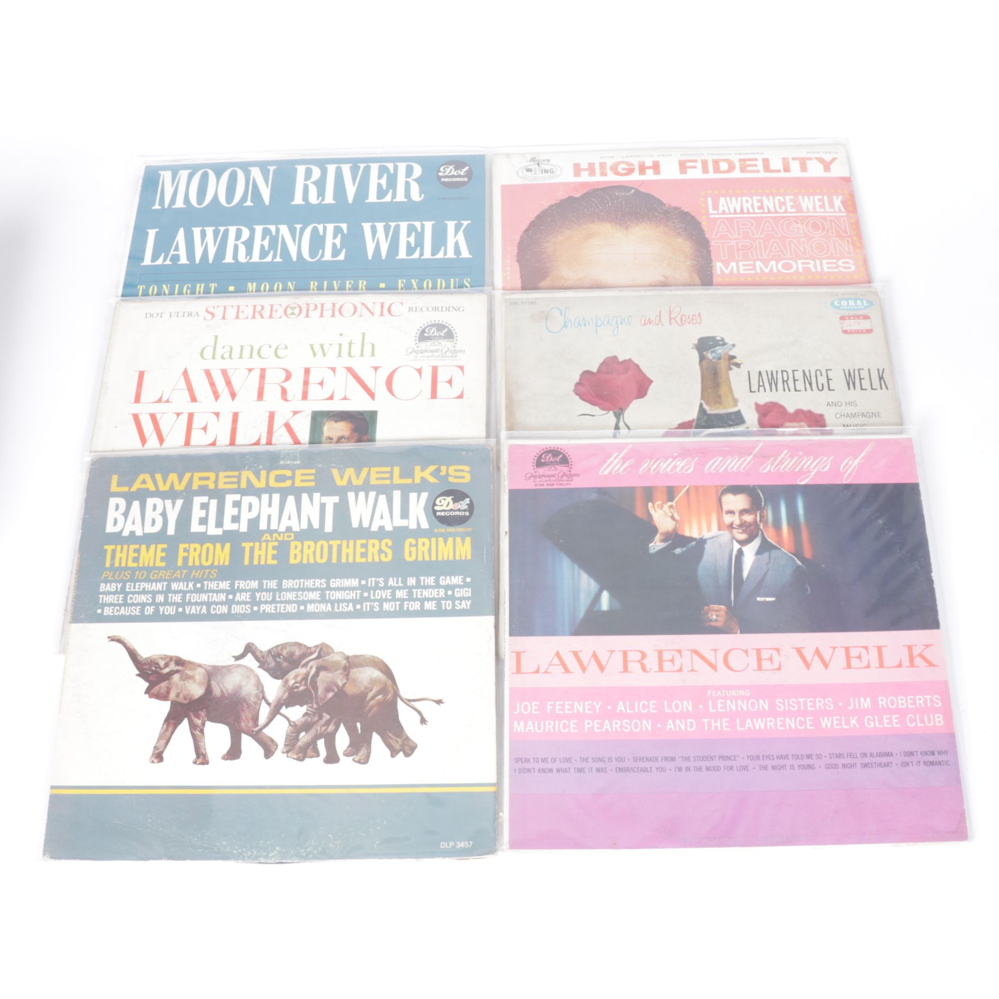 Lawrence Welk, Eddy Duchin & More Vinyl Record Albums