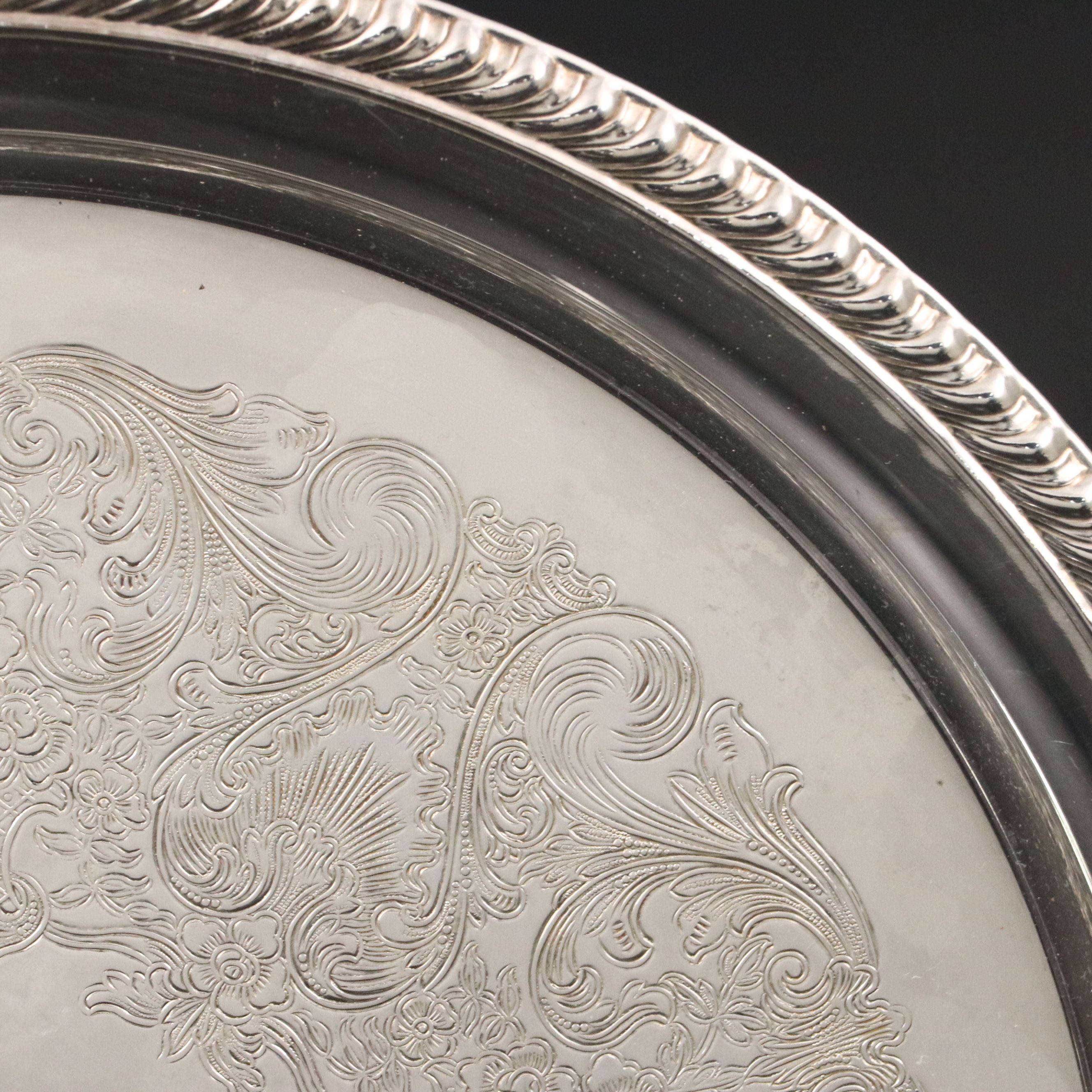 American Silver Plate Trays and Serving Dishes with Other Table Accessories