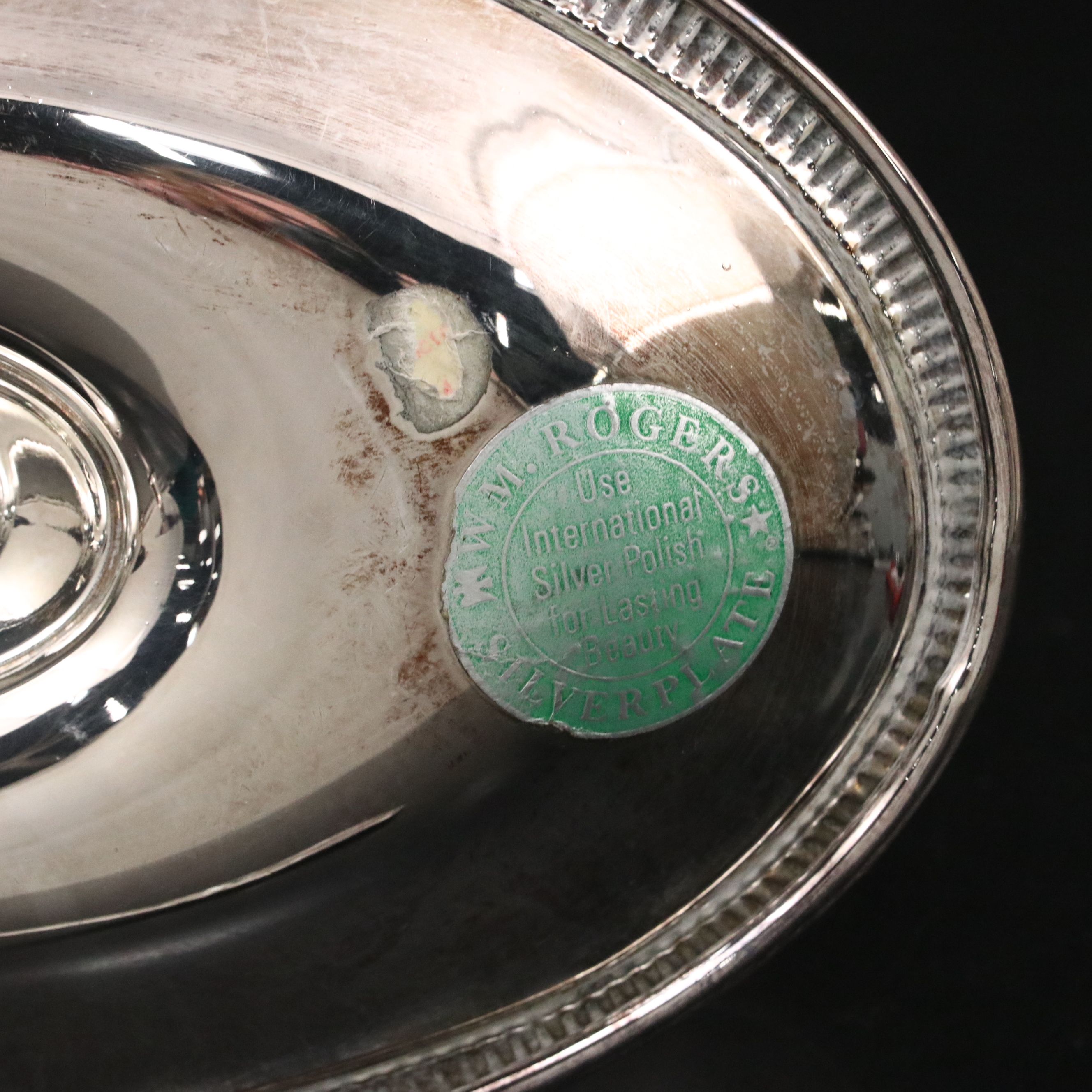 American Silver Plate Trays and Serving Dishes with Other Table Accessories