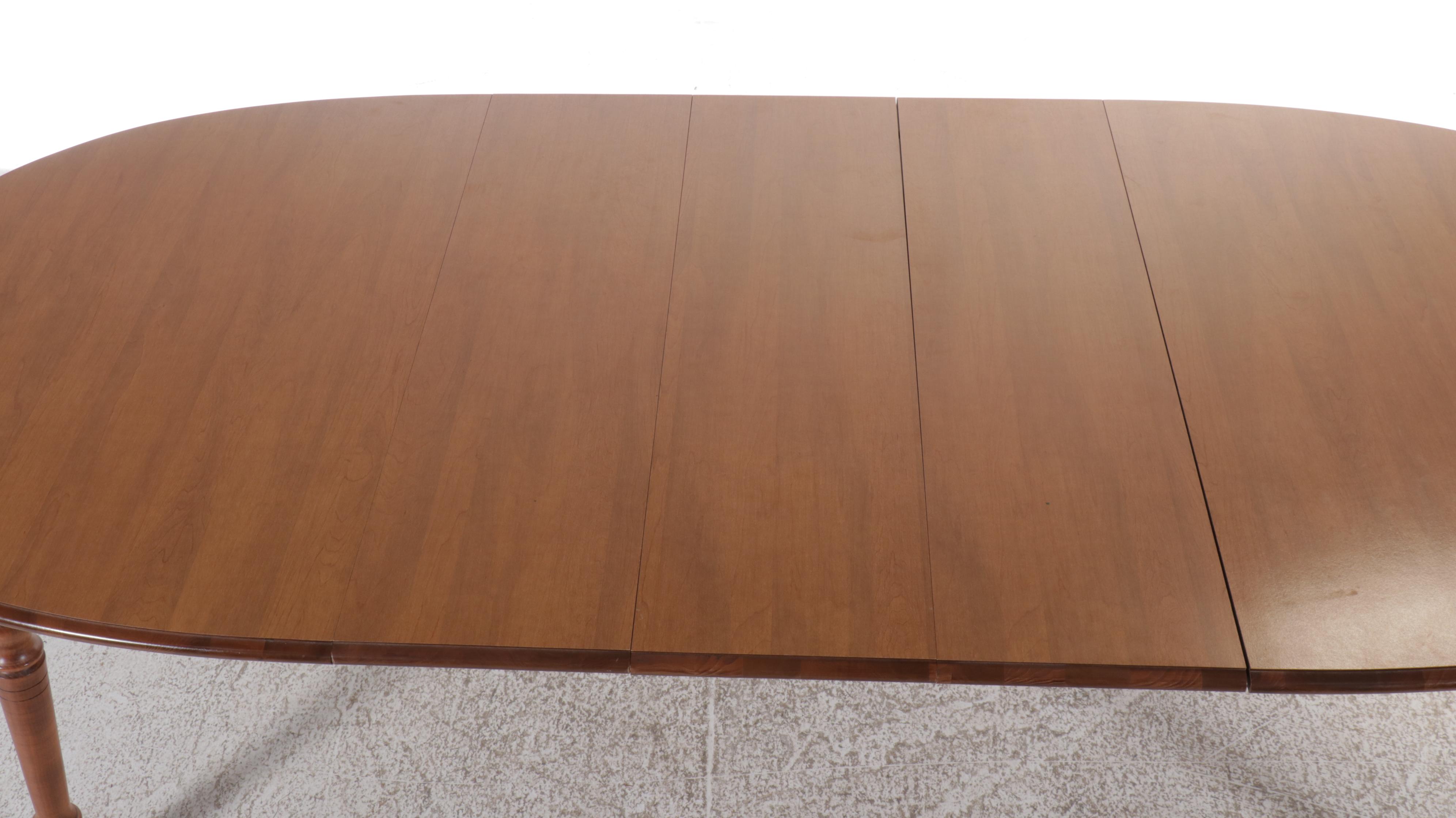 Tell City Chair Company Colonial Revival Style Five-Piece Dining Set