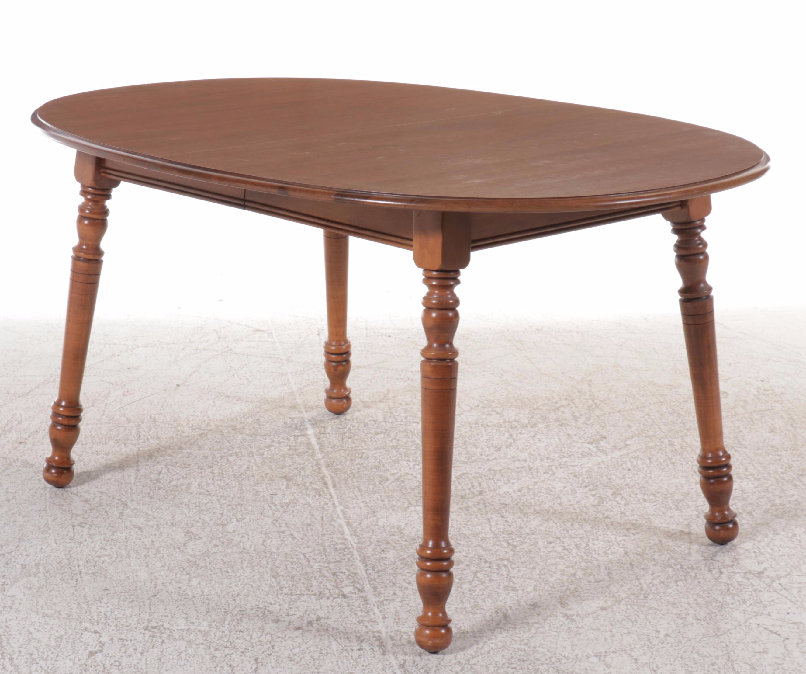 Tell City Chair Company Colonial Revival Style Five-Piece Dining Set