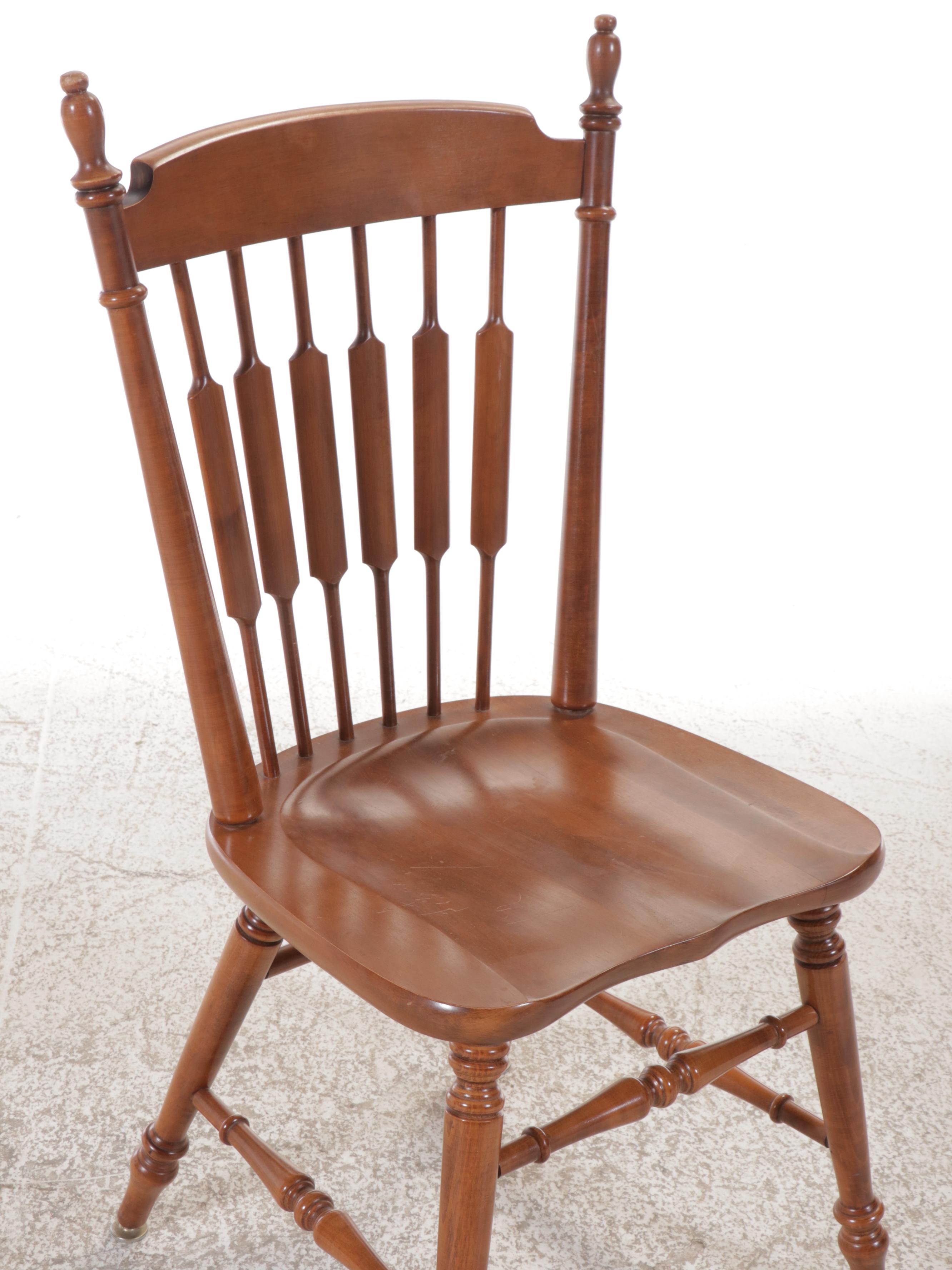 Tell City Chair Company Colonial Revival Style Five-Piece Dining Set