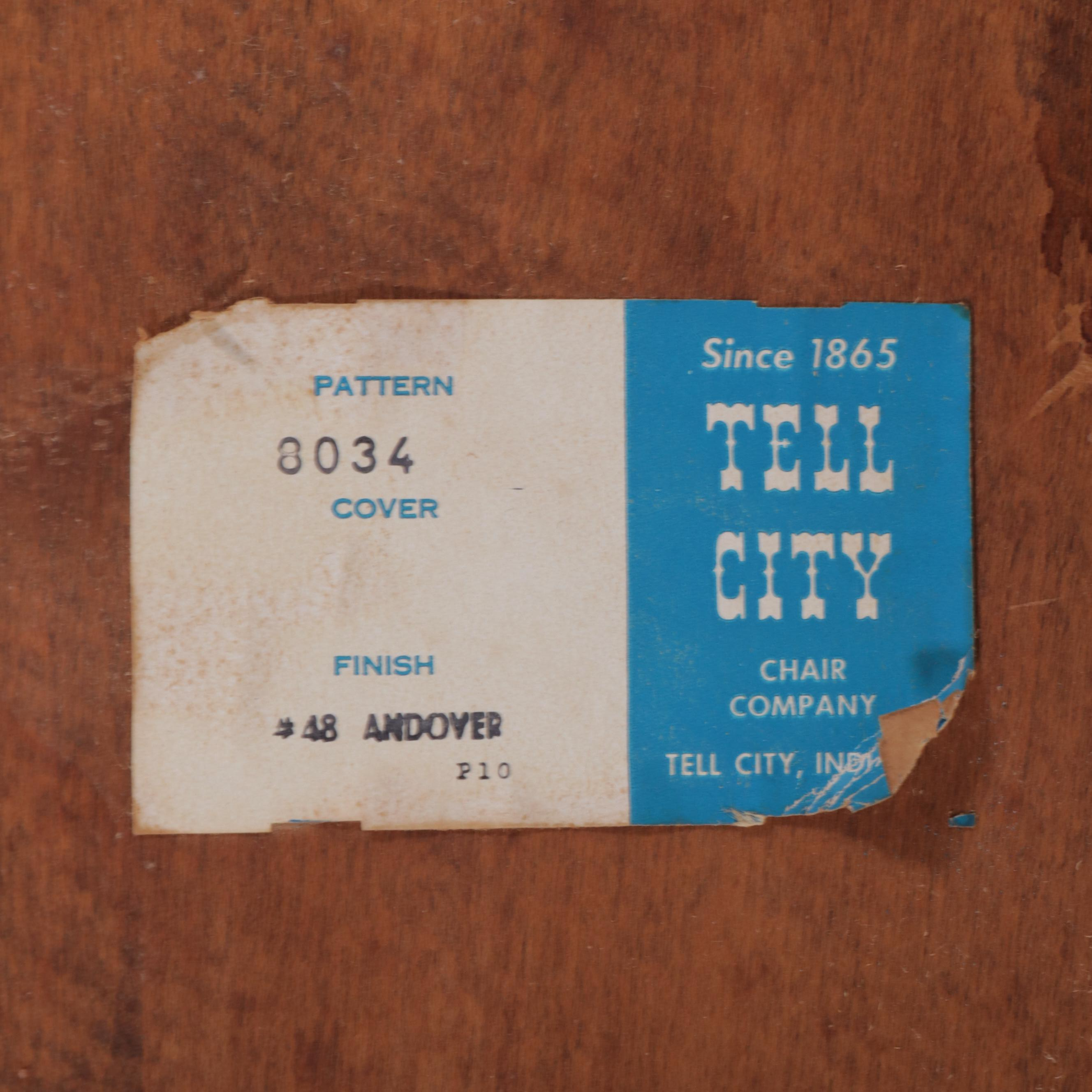 Tell City Chair Company Colonial Revival Style Five-Piece Dining Set