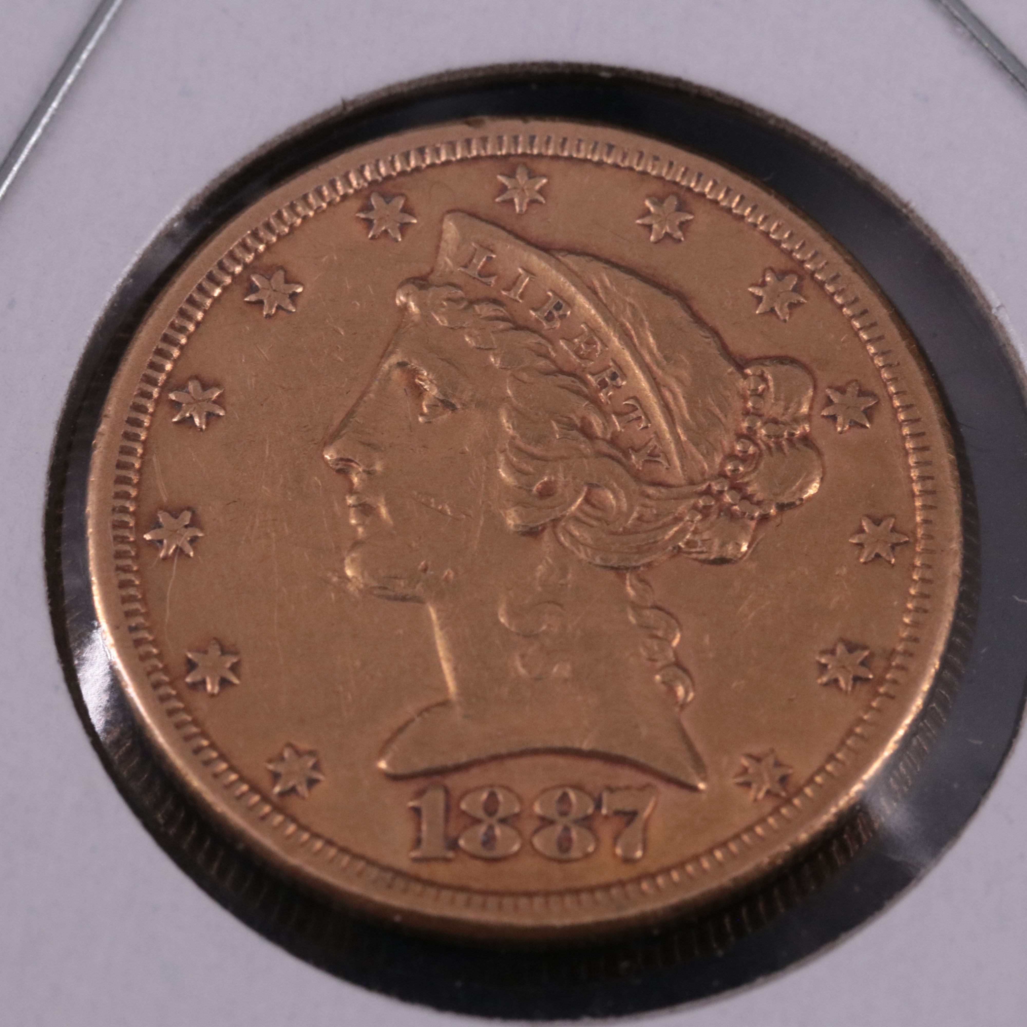 1887-S Liberty Head Gold Half Eagle and 1914 Indian Head Gold Quarter Eagle