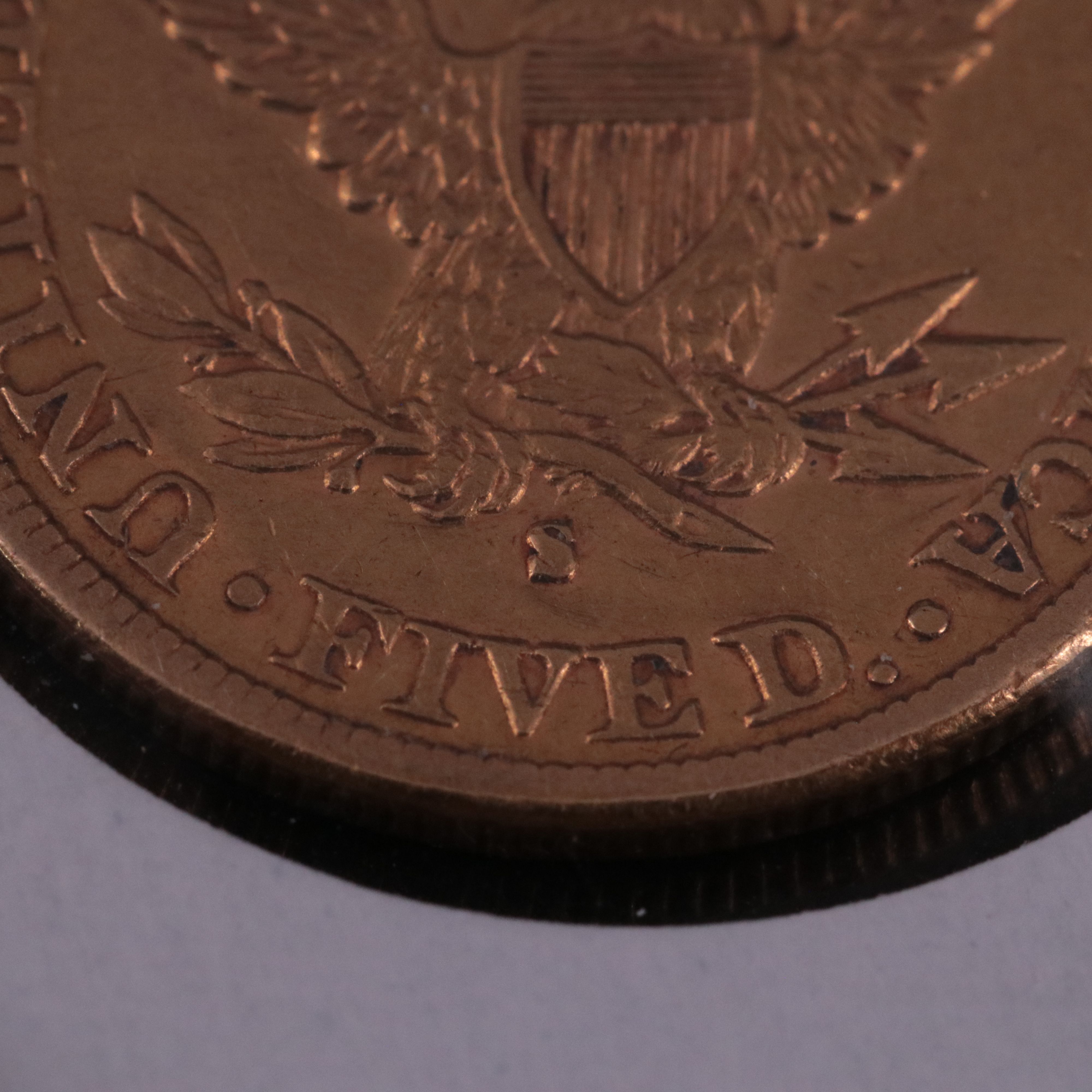 1887-S Liberty Head Gold Half Eagle and 1914 Indian Head Gold Quarter Eagle