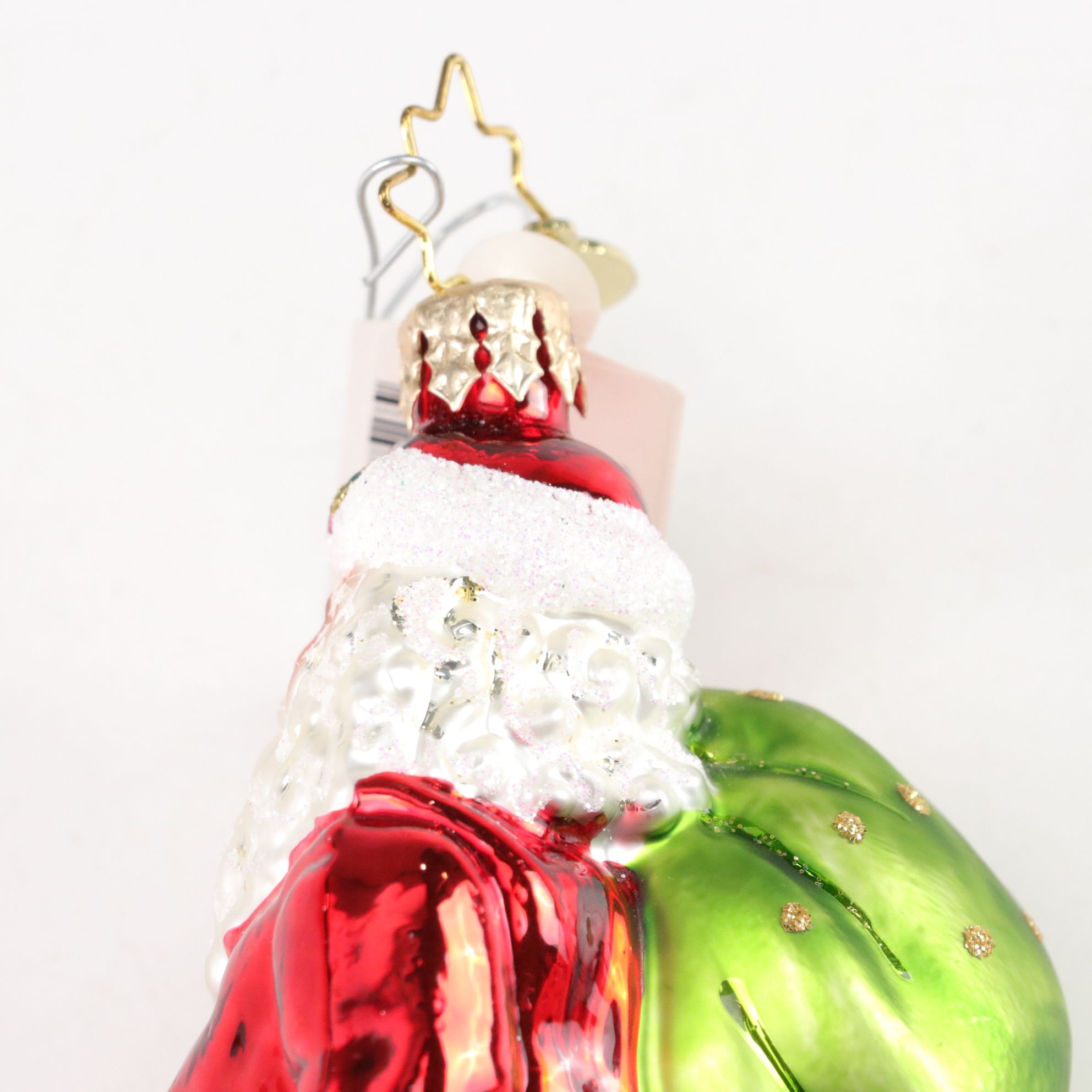 Four Chrisopher Radko Blown Glass Christmas Ornaments with "Midnight Blessings"